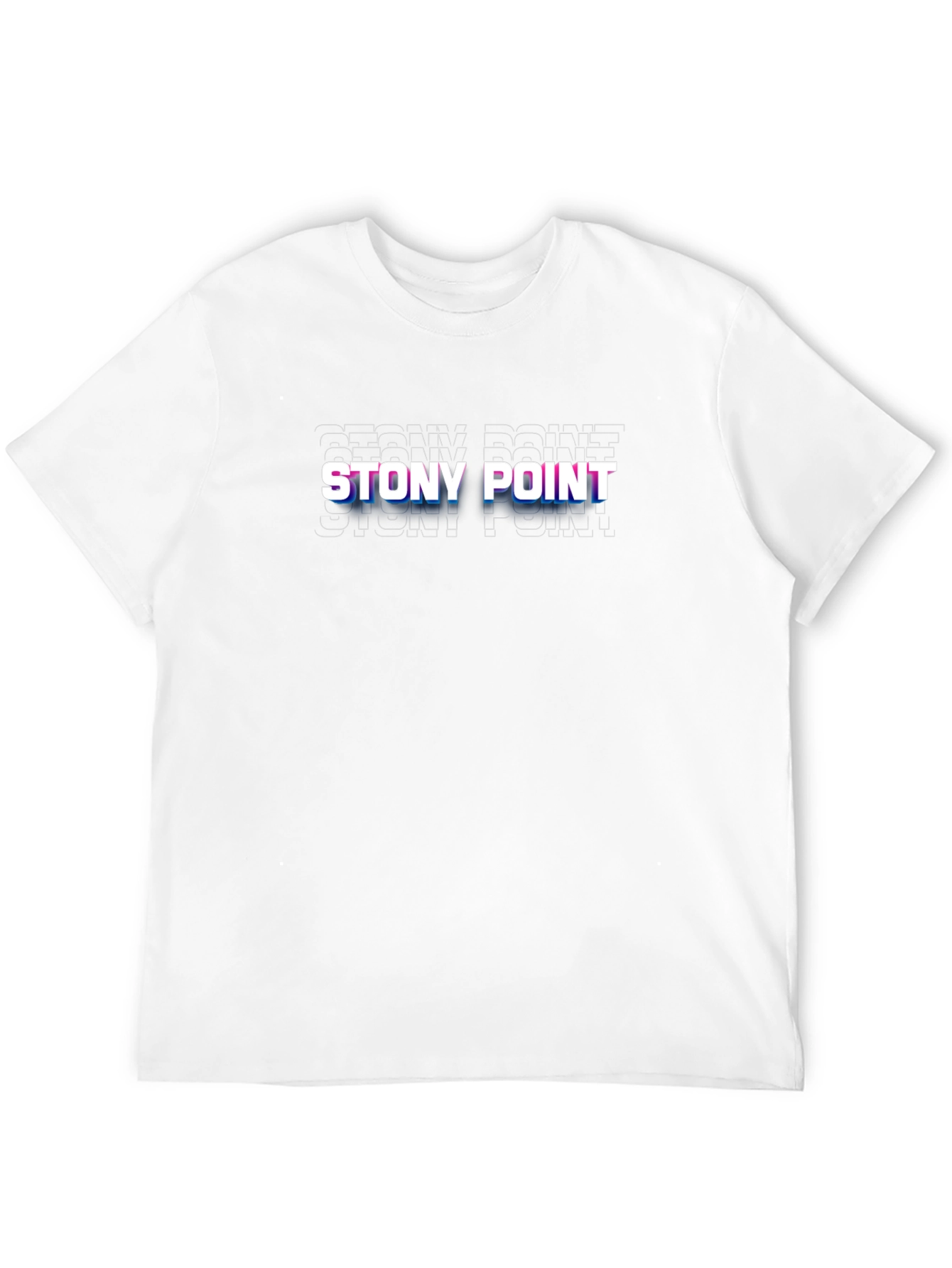 Stony Point Glitch T-Shirt - Modern Graphic Tee