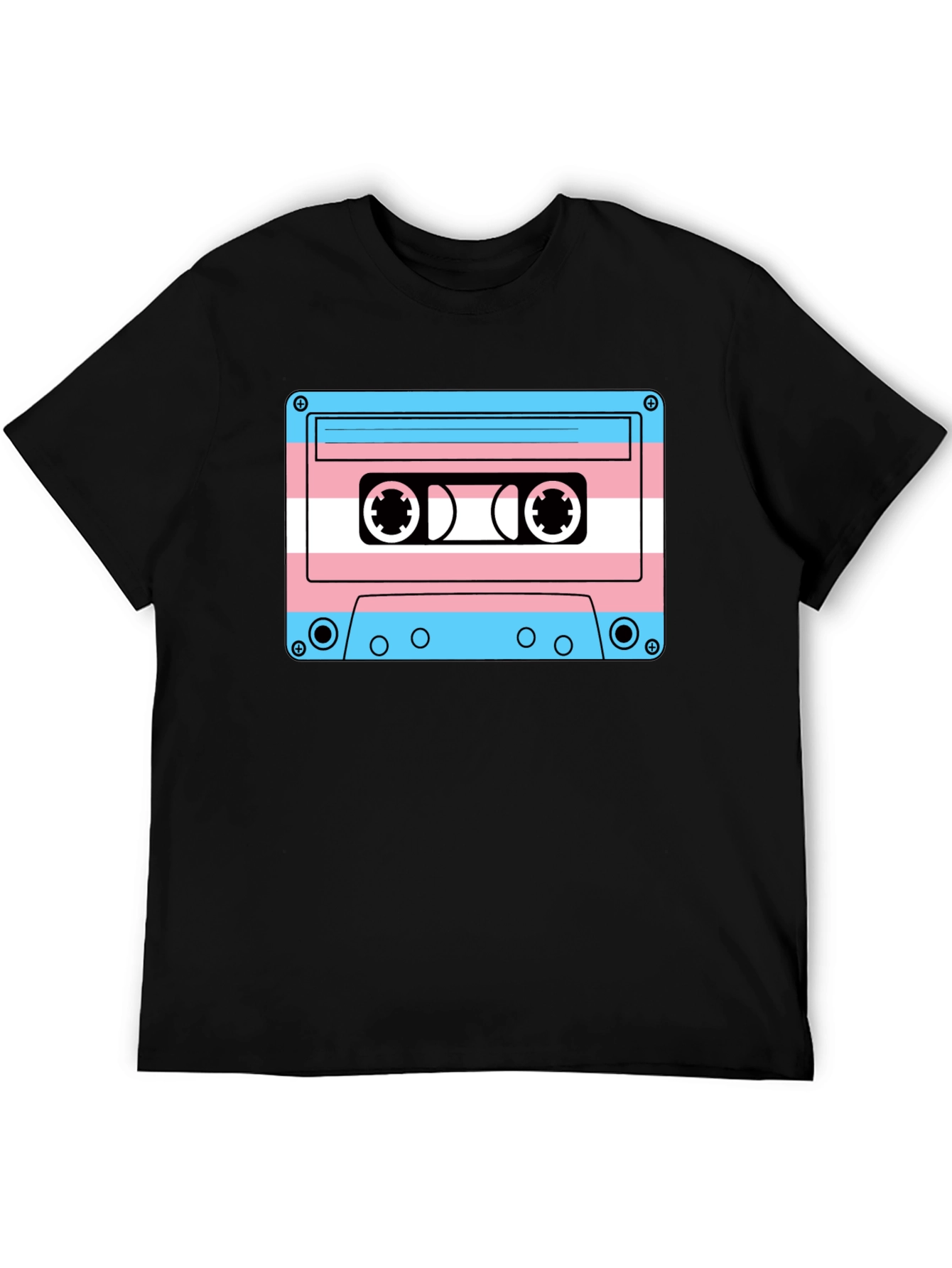 Transgender Pride Cassette Tape T-Shirt