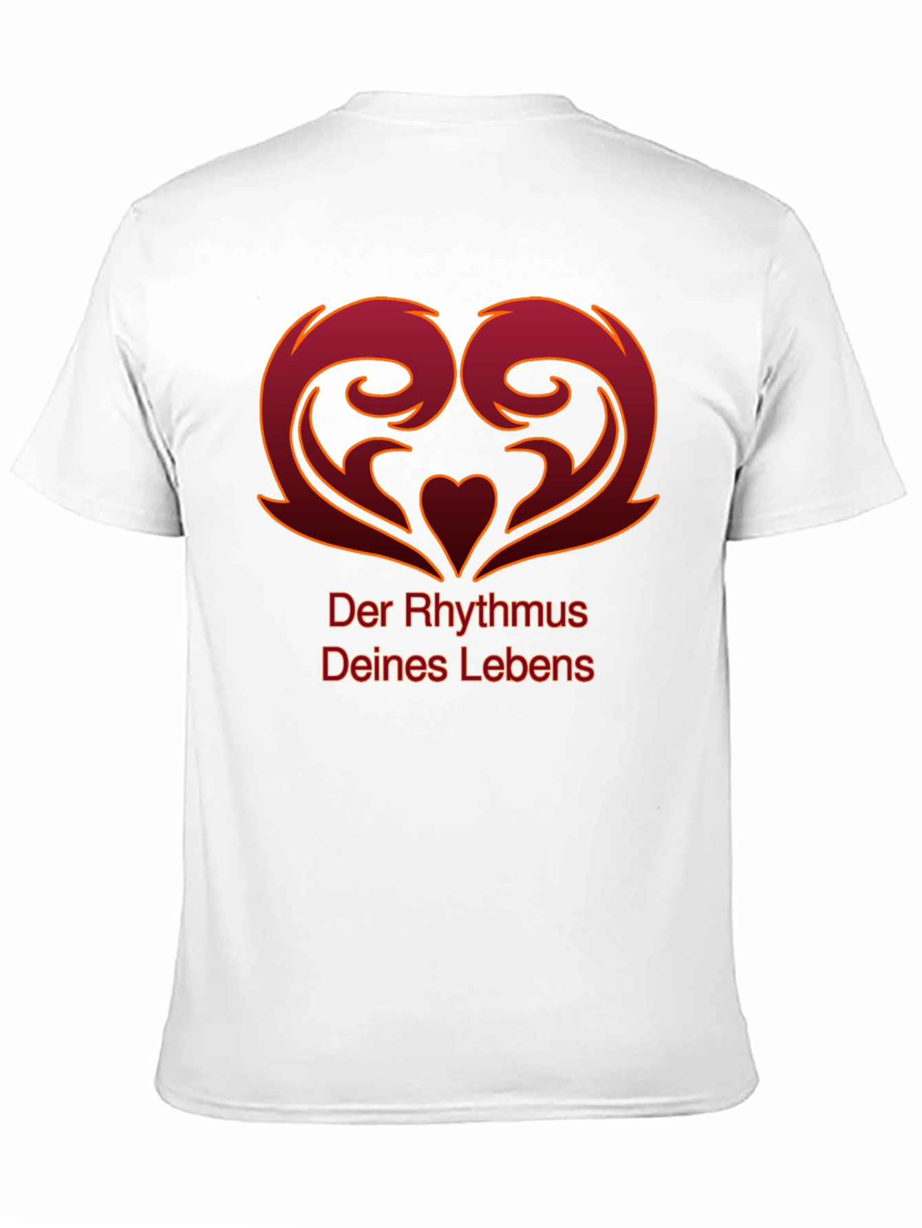 Heart Rhythm Graphic Black T-Shirt