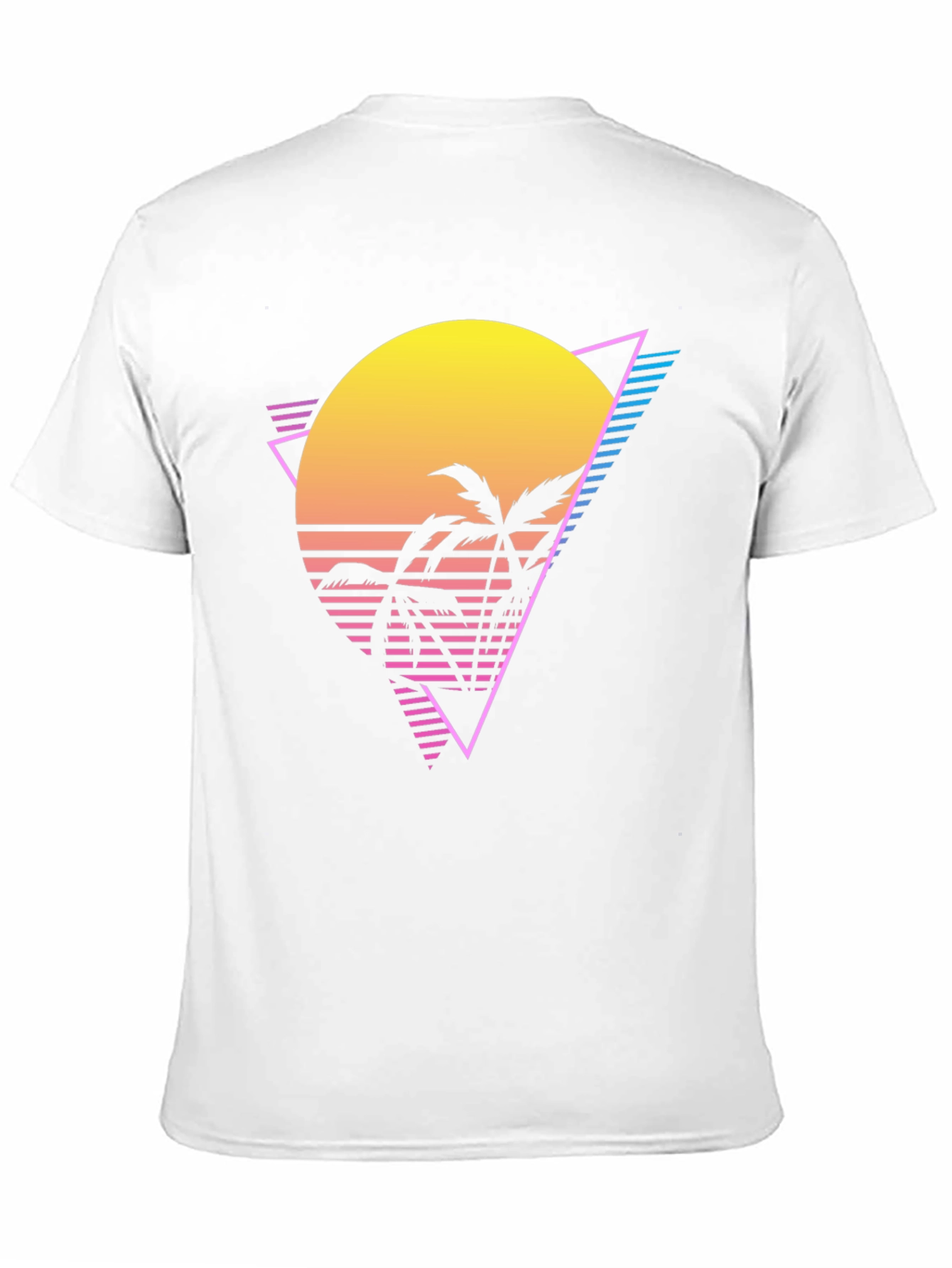 Retro Sunset Palm Tree T-Shirt