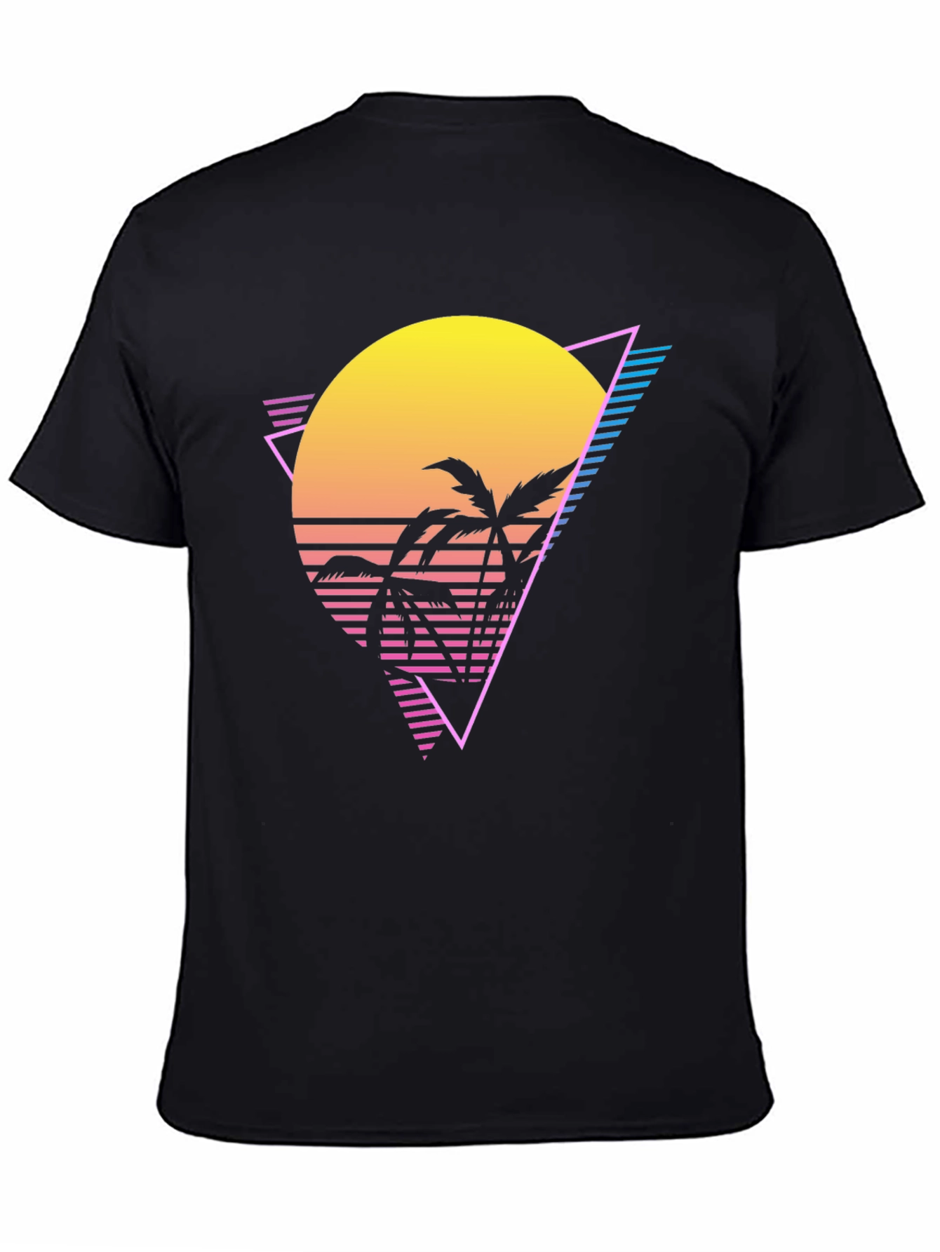 Retro Sunset Palm Tree T-Shirt
