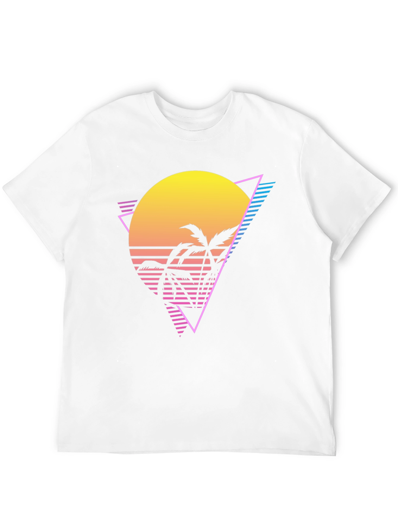 Retro Sunset Palm Tree T-Shirt