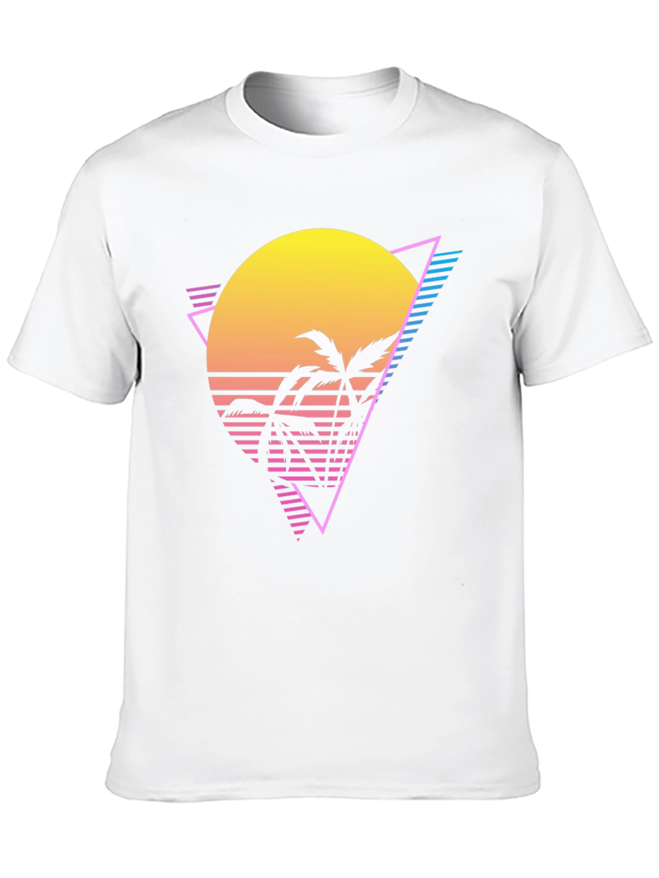 Retro Sunset Palm Tree T-Shirt
