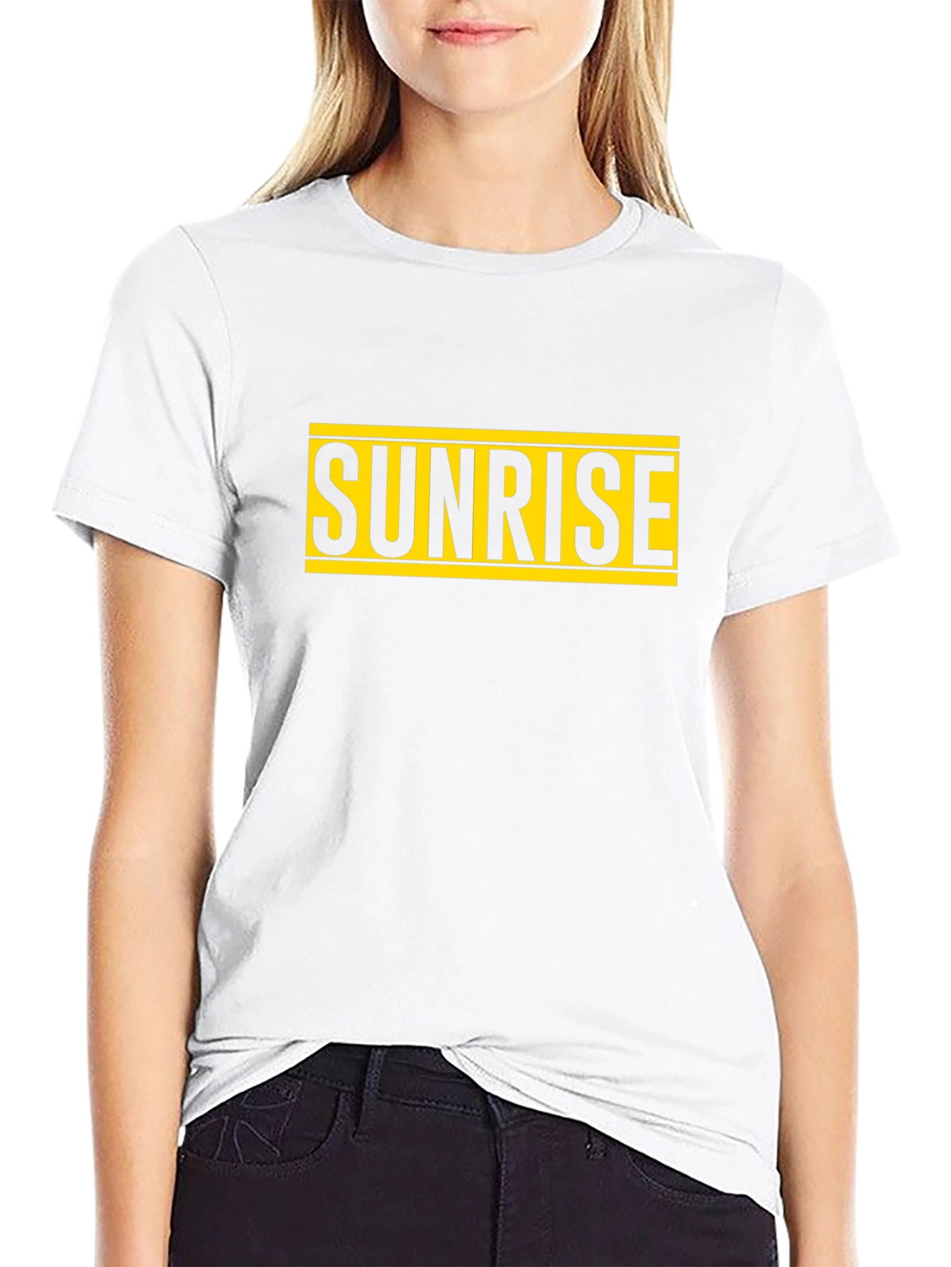 Sunrise Graphic Tee - Classic Black T-Shirt