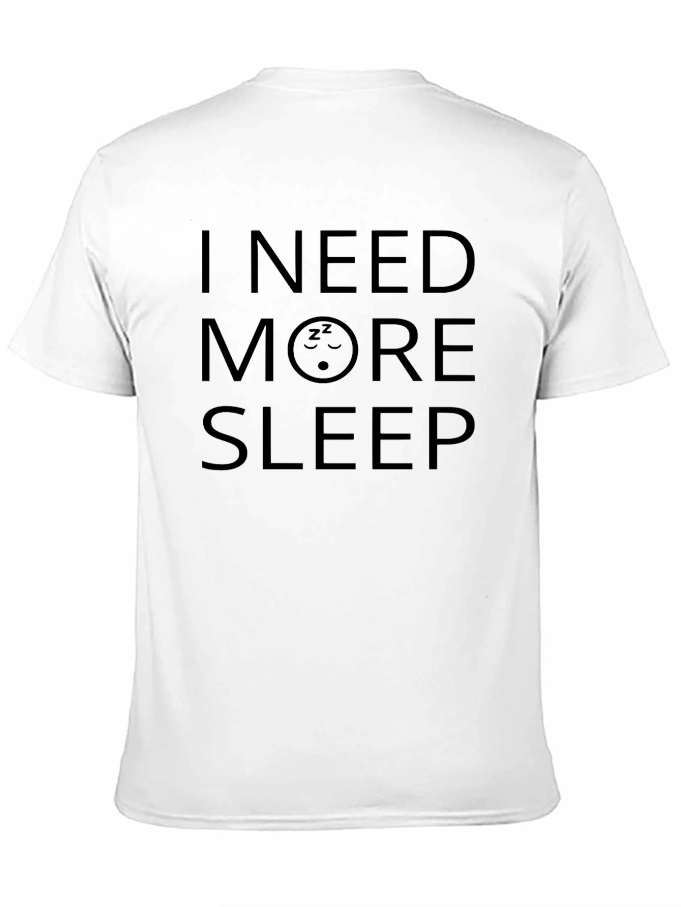 I Need More Sleep Black Graphic Tee