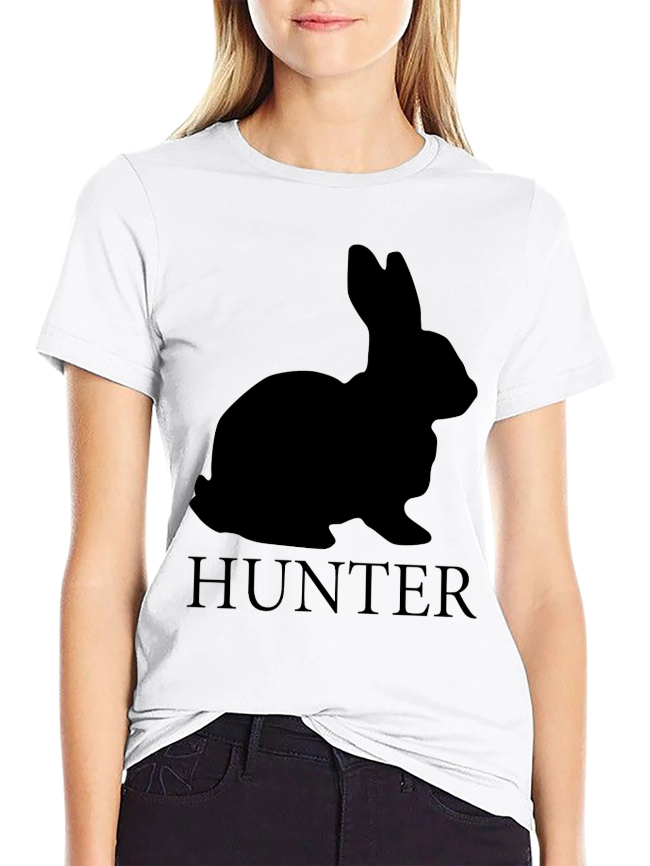 Rabbit Hunter Black T-Shirt