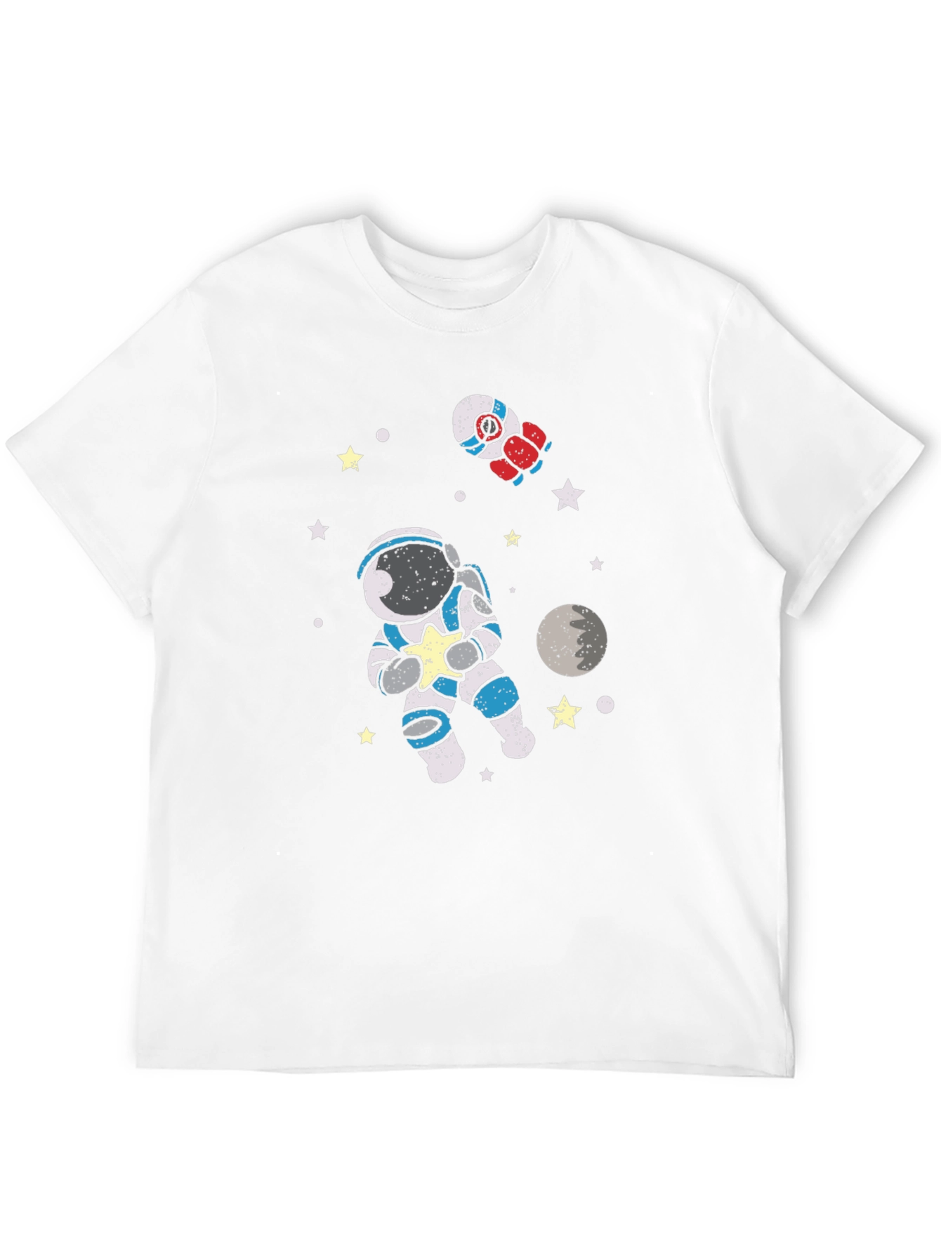 Astronaut in Space Graphic Tee - Black