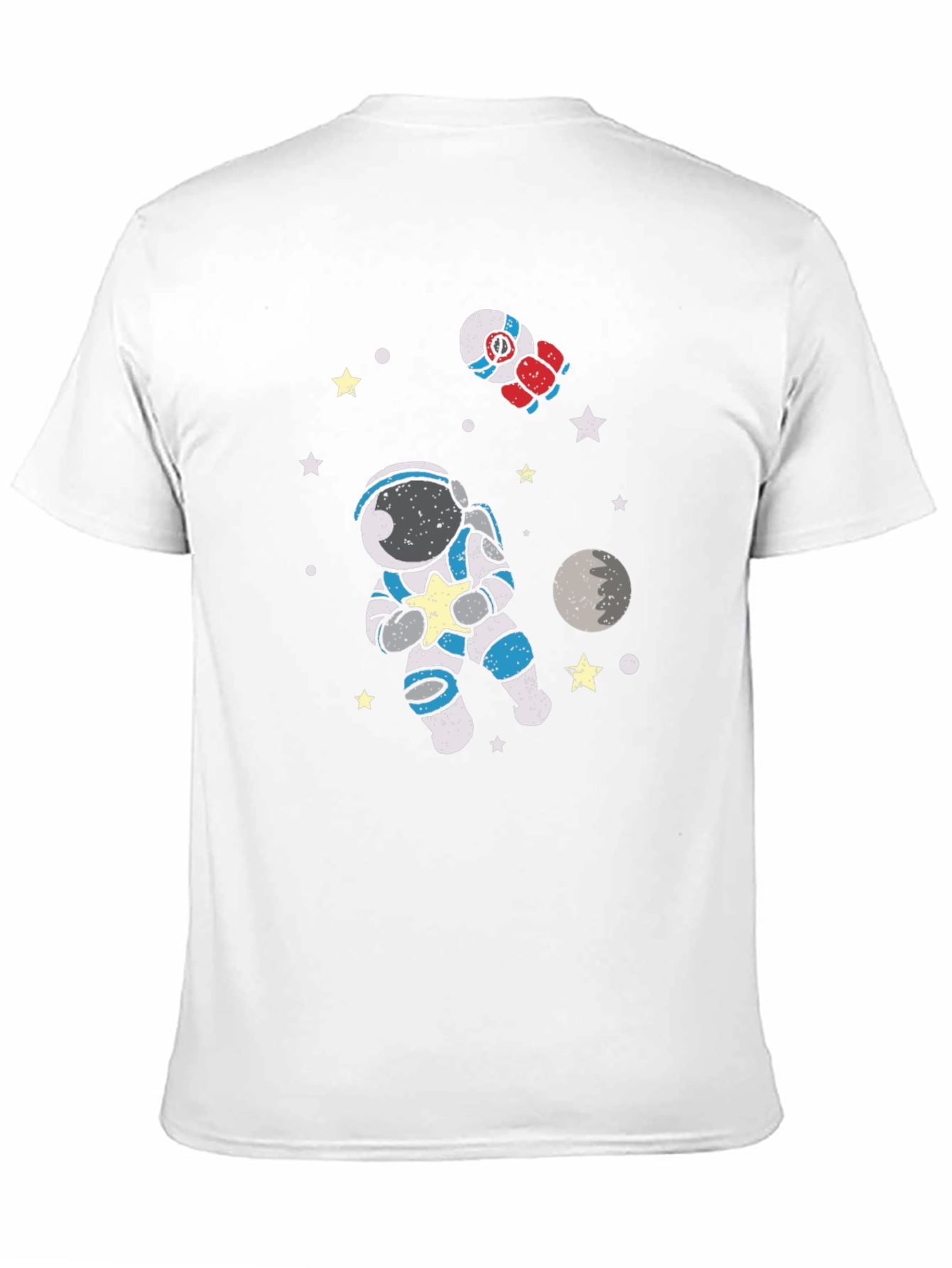 Astronaut in Space Graphic Tee - Black