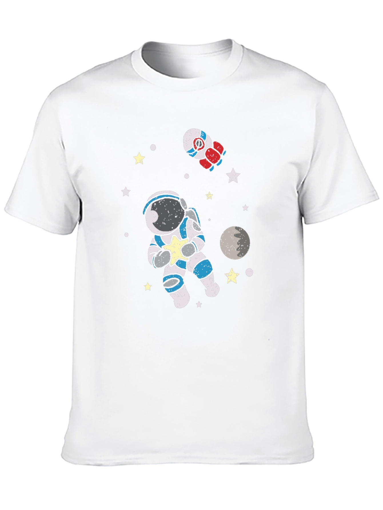 Astronaut in Space Graphic Tee - Black