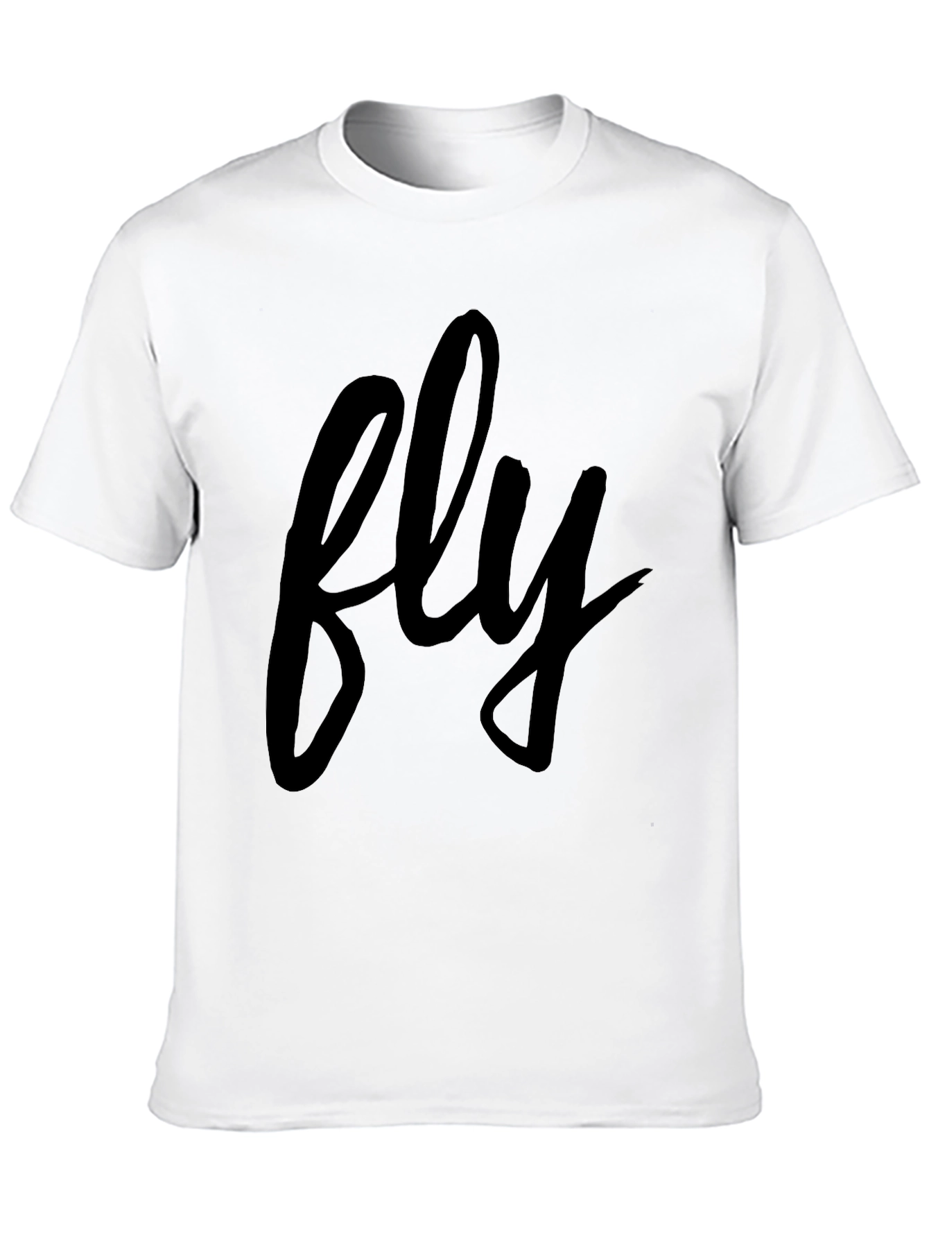 Fly Graphic Black T-Shirt - Casual Comfort