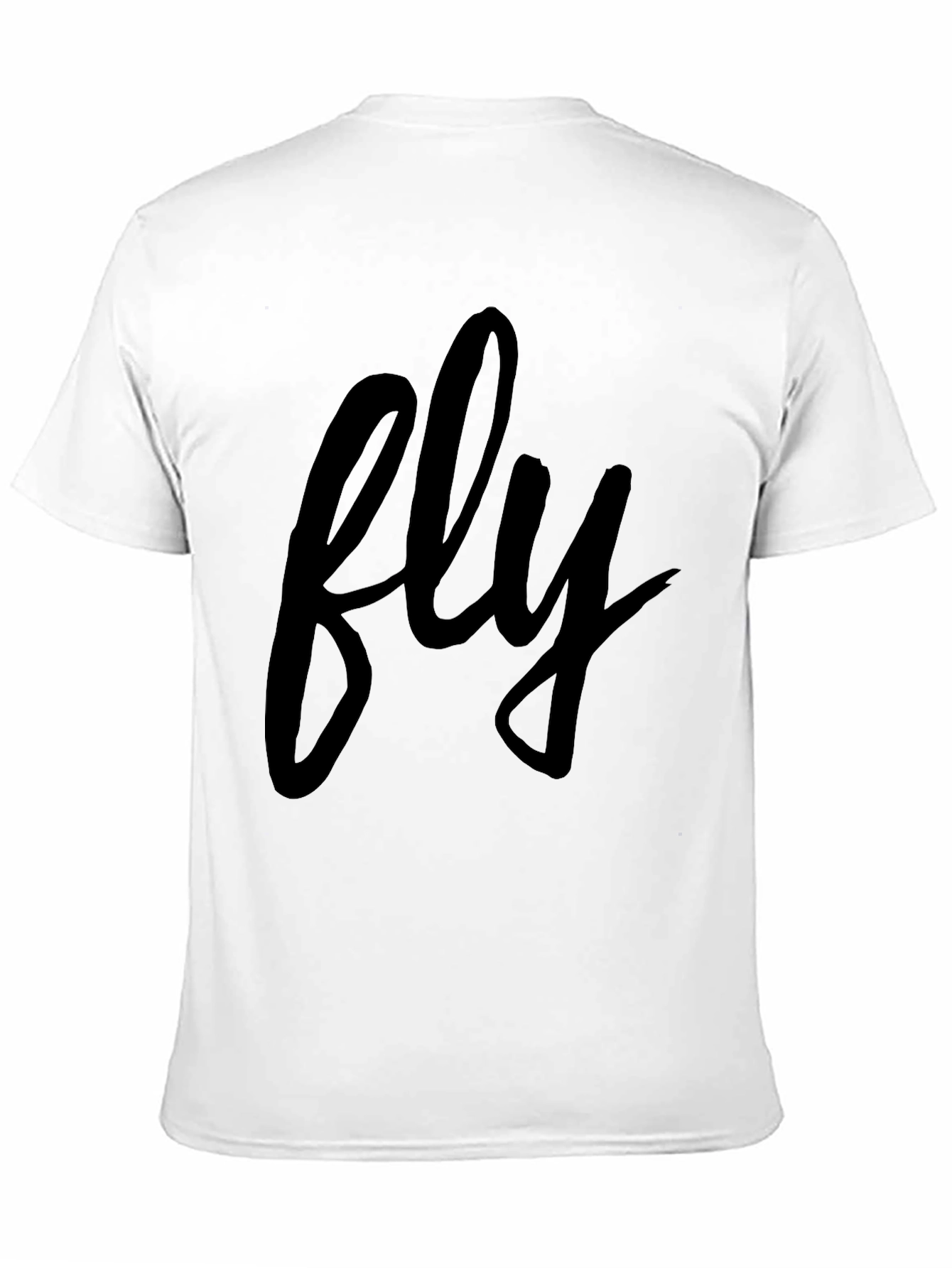 Fly Graphic Black T-Shirt - Casual Comfort
