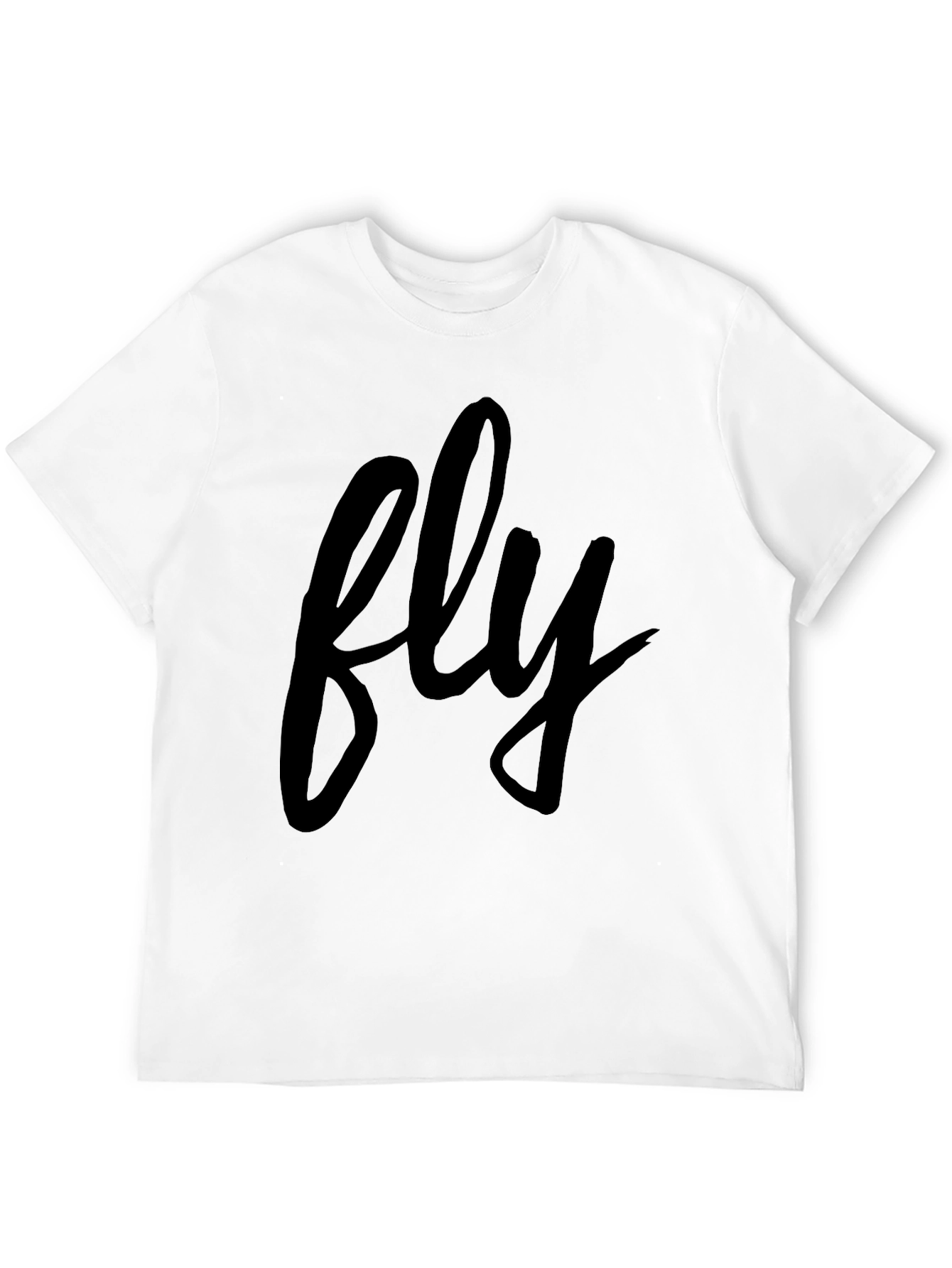 Fly Graphic Black T-Shirt - Casual Comfort