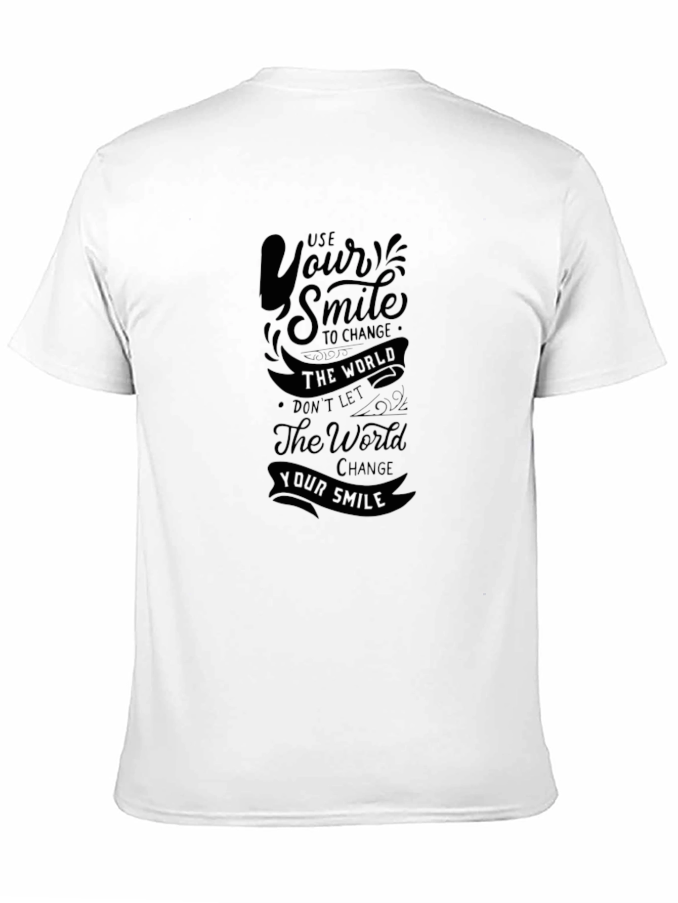 Use Your Smile Graphic Print T-Shirt