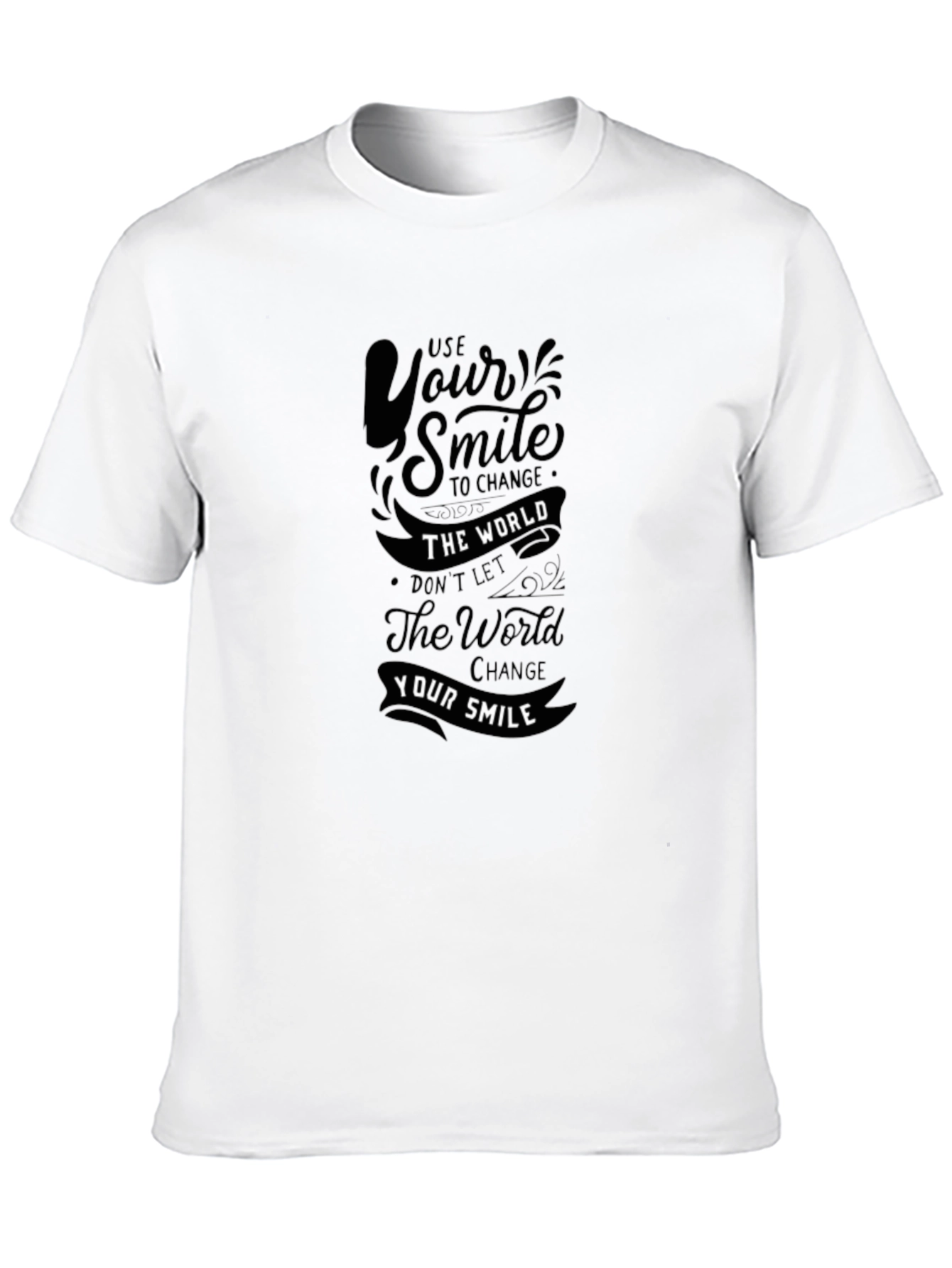 Use Your Smile Graphic Print T-Shirt