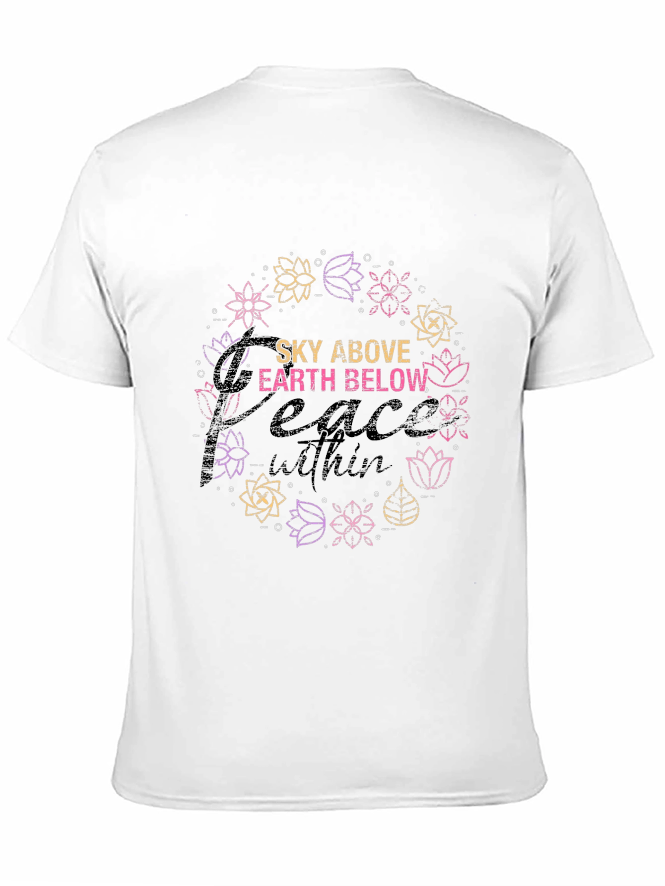 Sky Above Earth Below Peace Within Graphic Tee