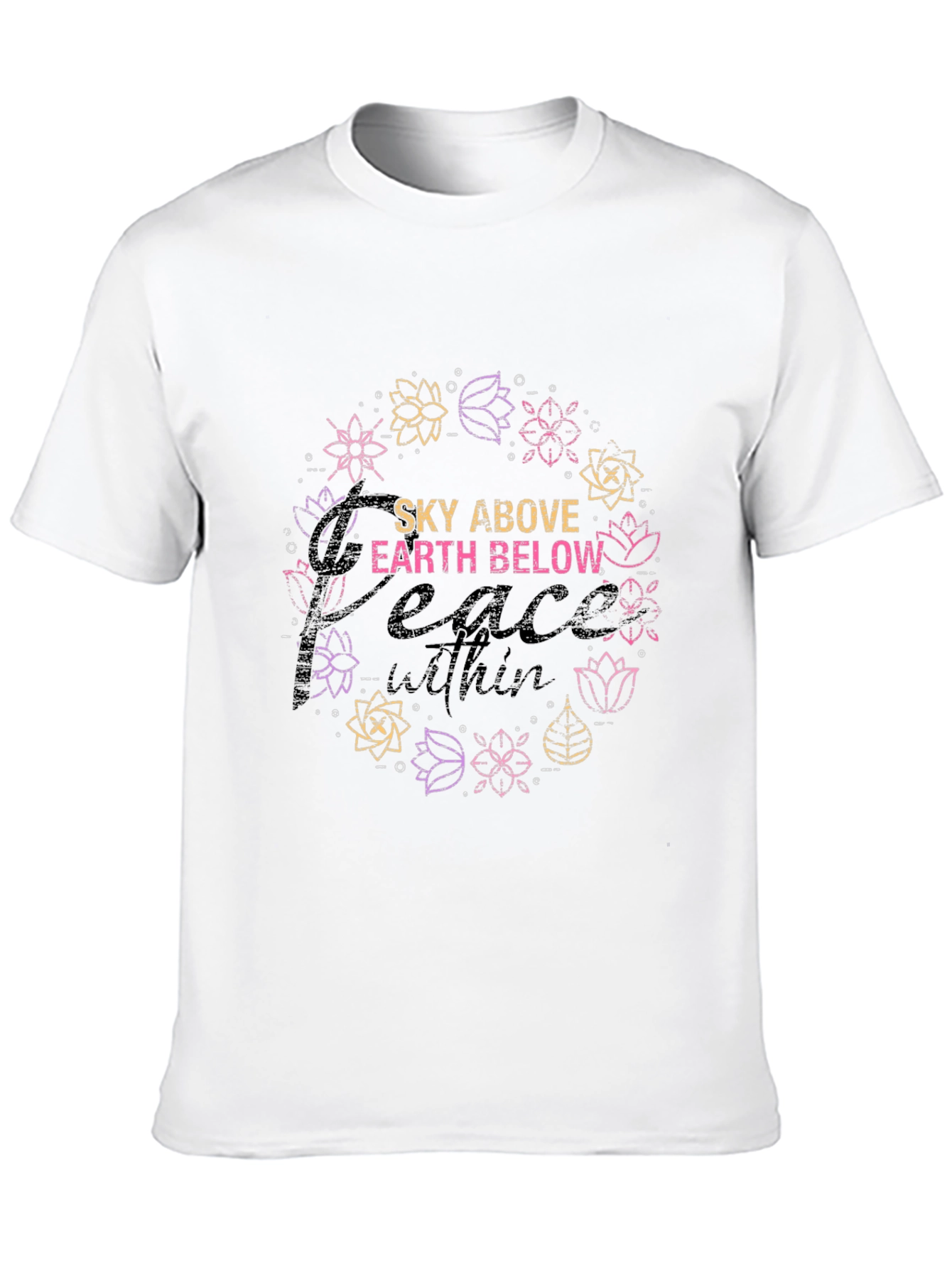 Sky Above Earth Below Peace Within Graphic Tee