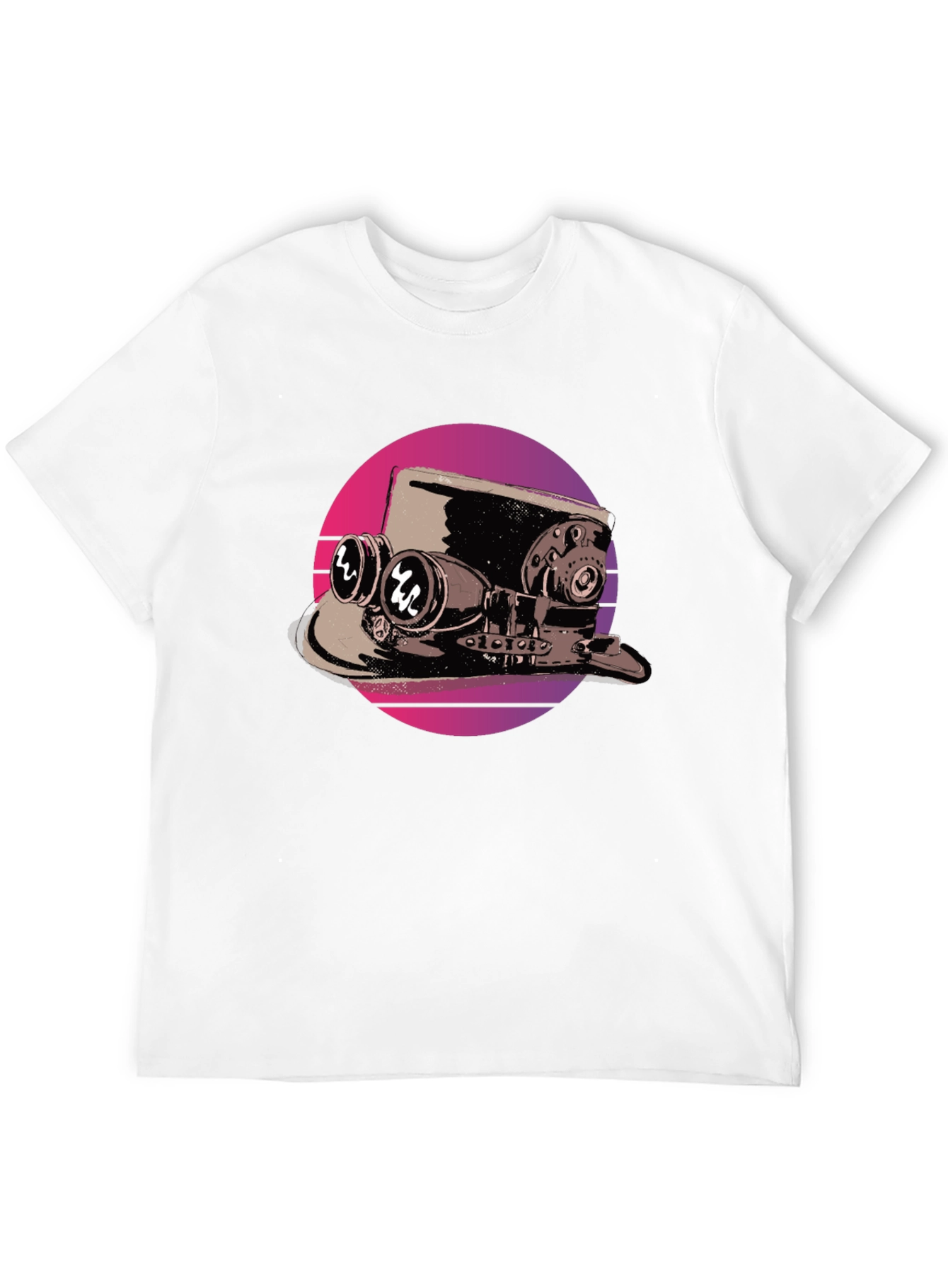 Steampunk Top Hat T-Shirt - Retro Graphic Tee