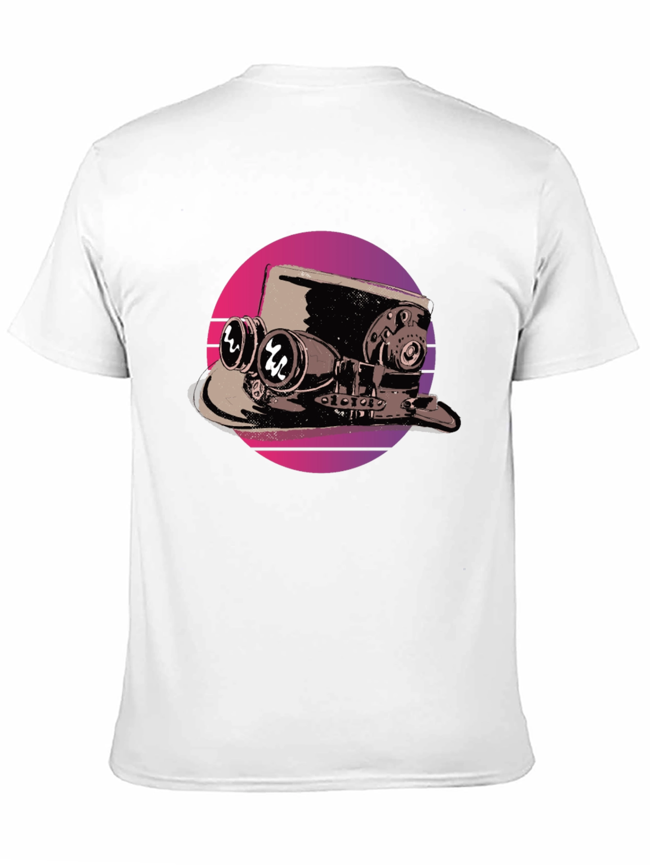 Steampunk Top Hat T-Shirt - Retro Graphic Tee