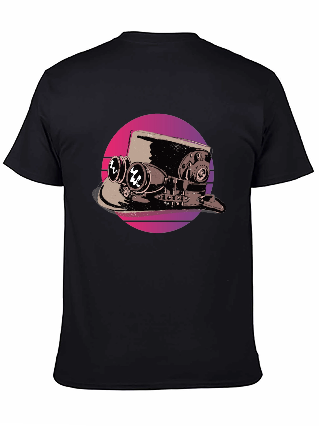Steampunk Top Hat T-Shirt - Retro Graphic Tee