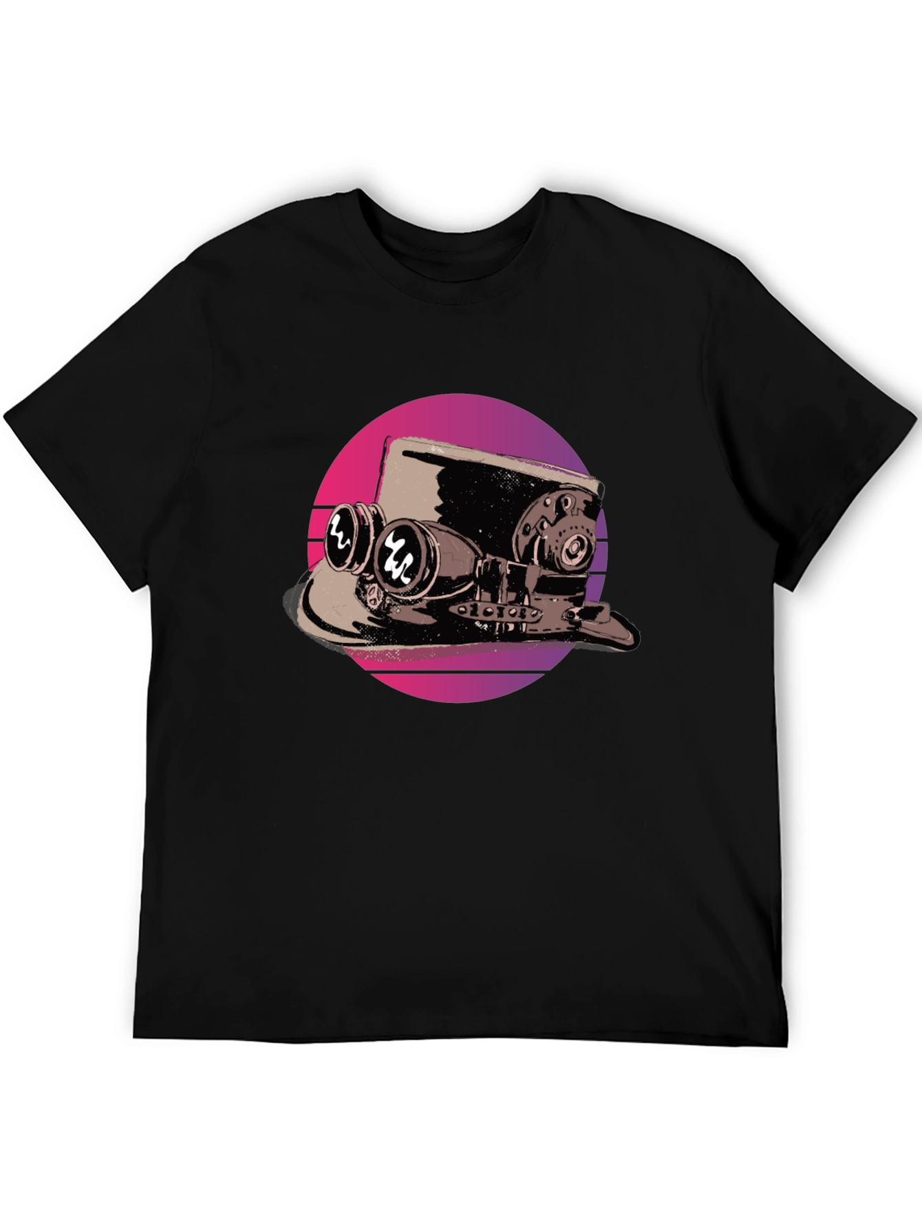 Steampunk Top Hat T-Shirt - Retro Graphic Tee