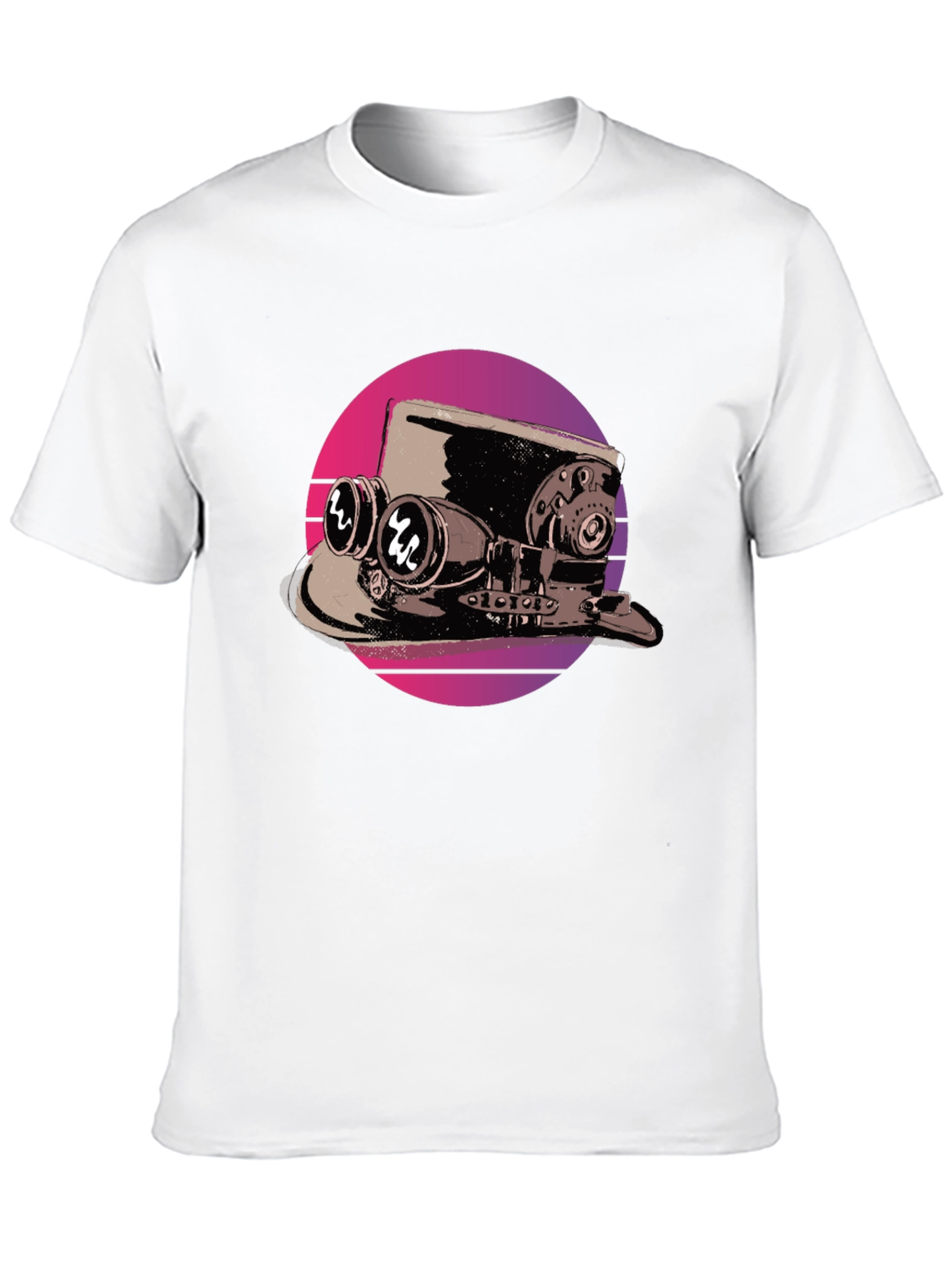 Steampunk Top Hat T-Shirt - Retro Graphic Tee