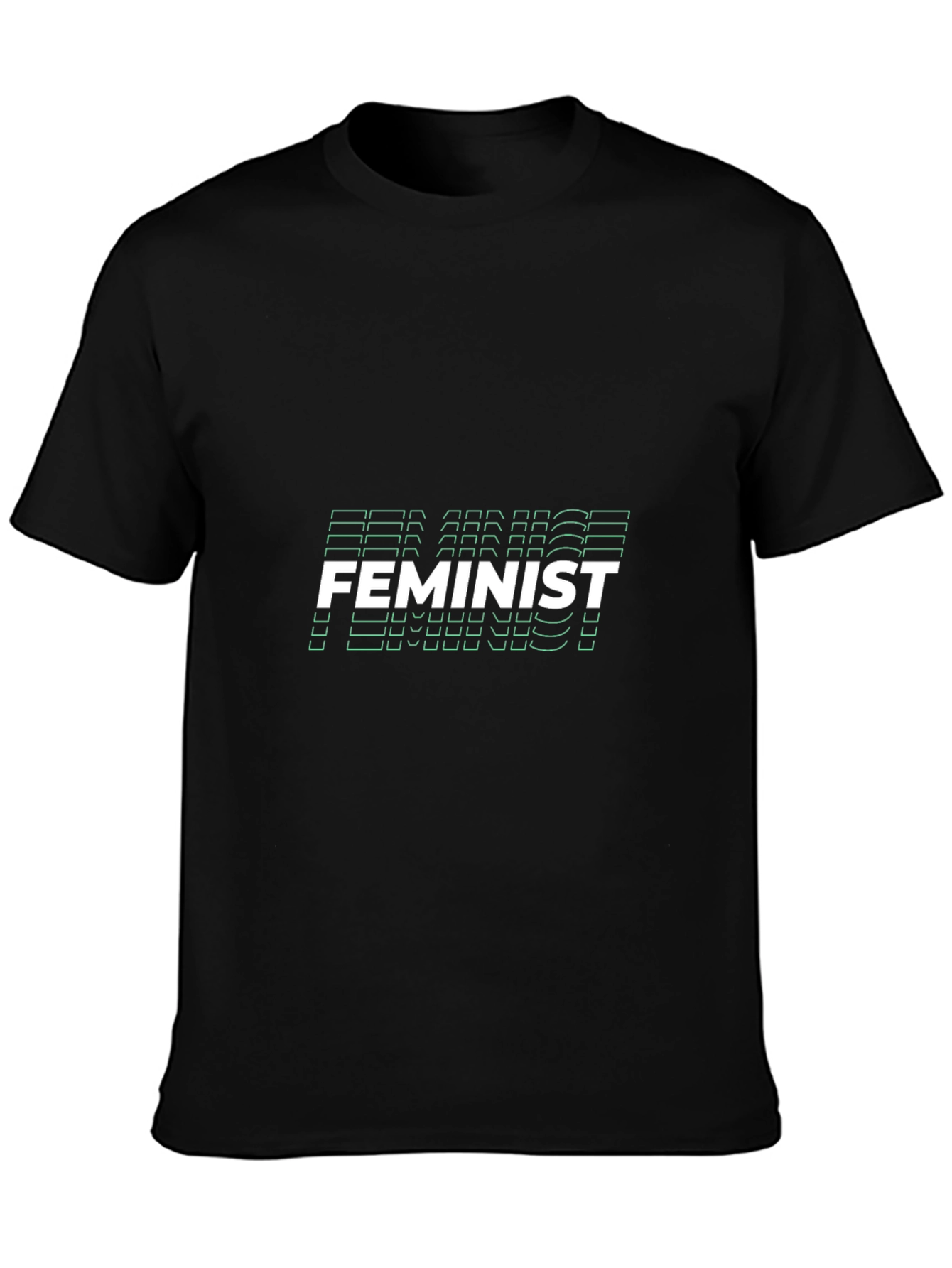 Feminist Statement Black T-Shirt