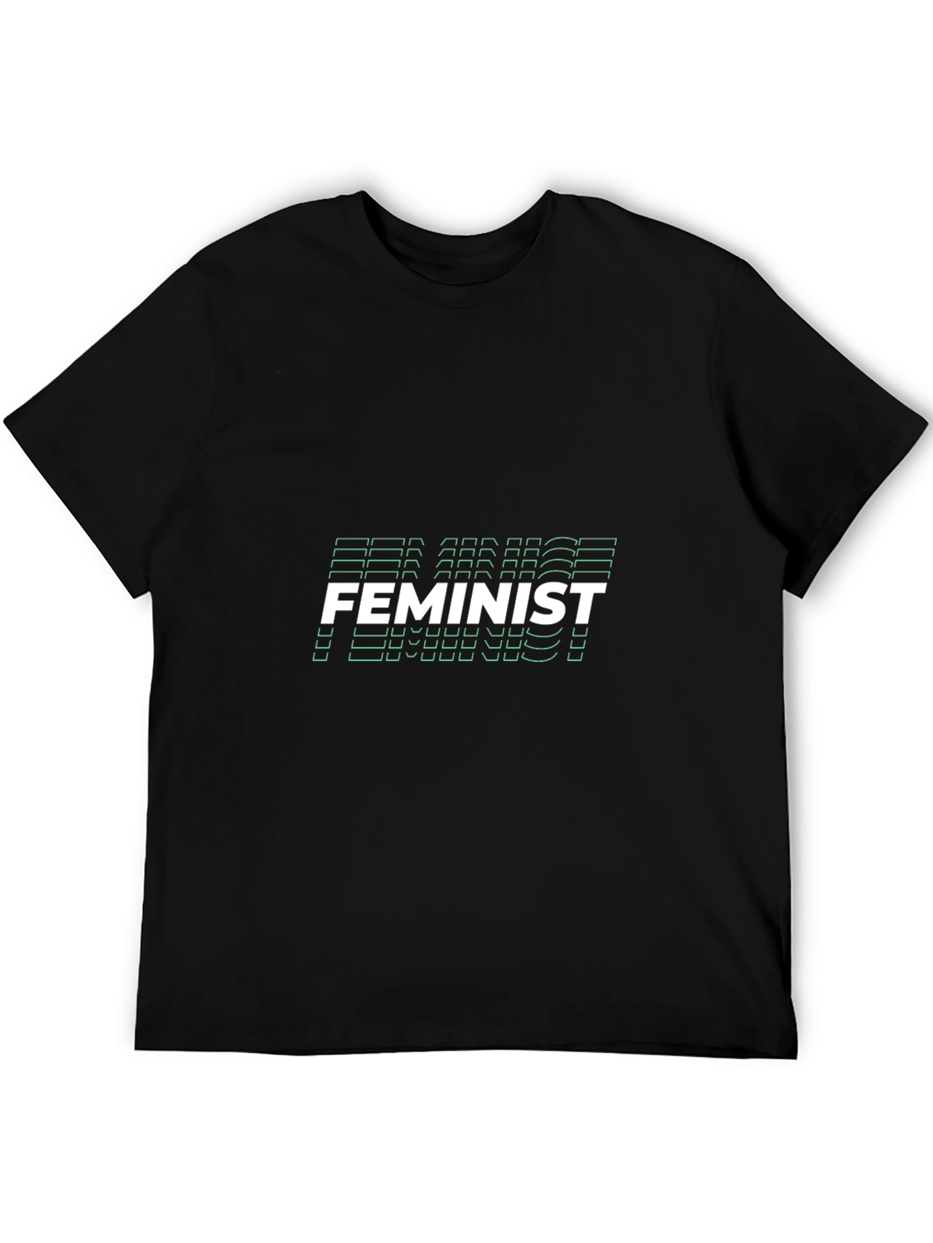 Feminist Statement Black T-Shirt