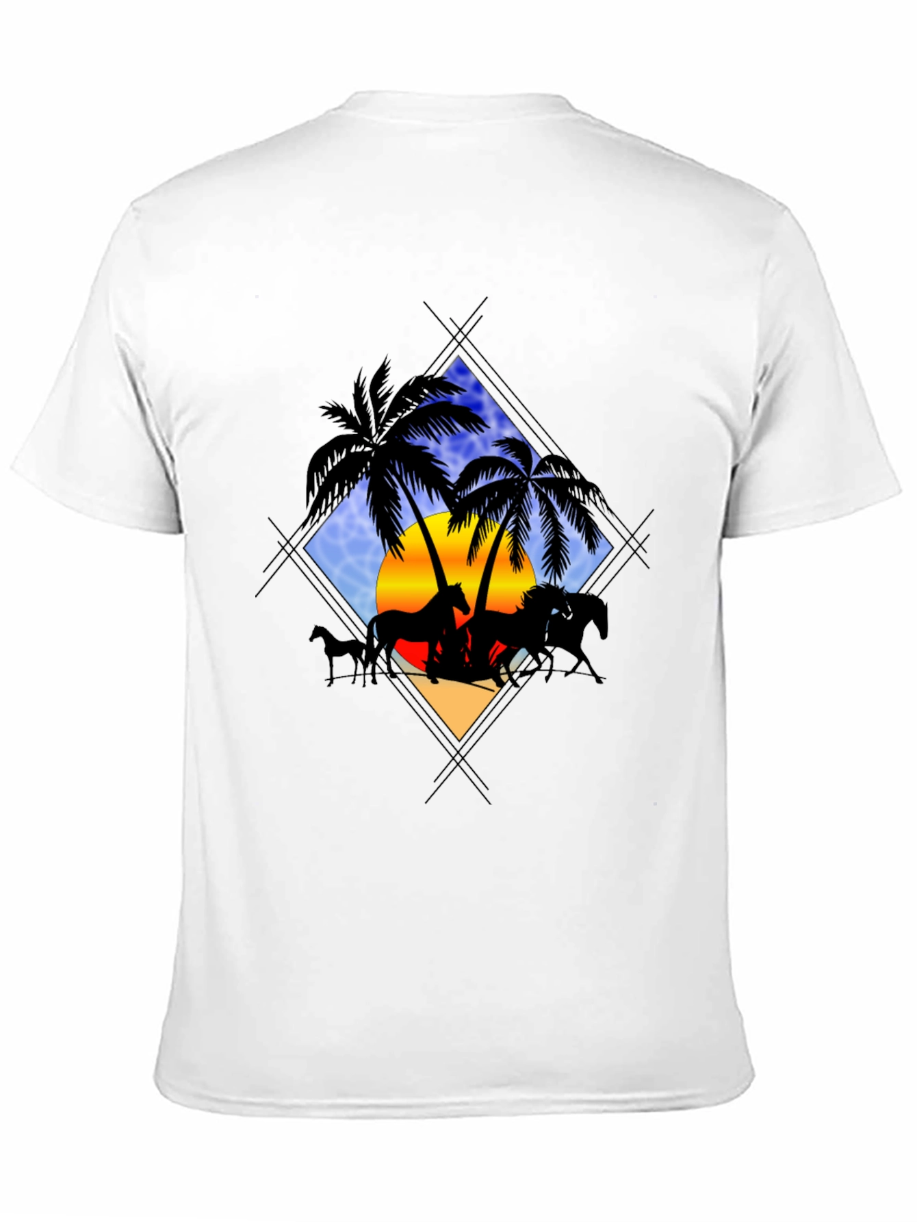 Horse Silhouette Palm Tee