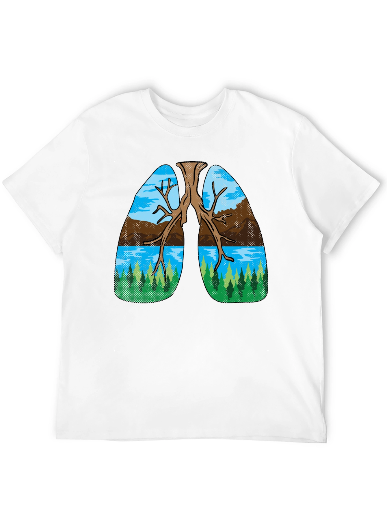Nature Lungs Graphic Tee - Breathe Easy
