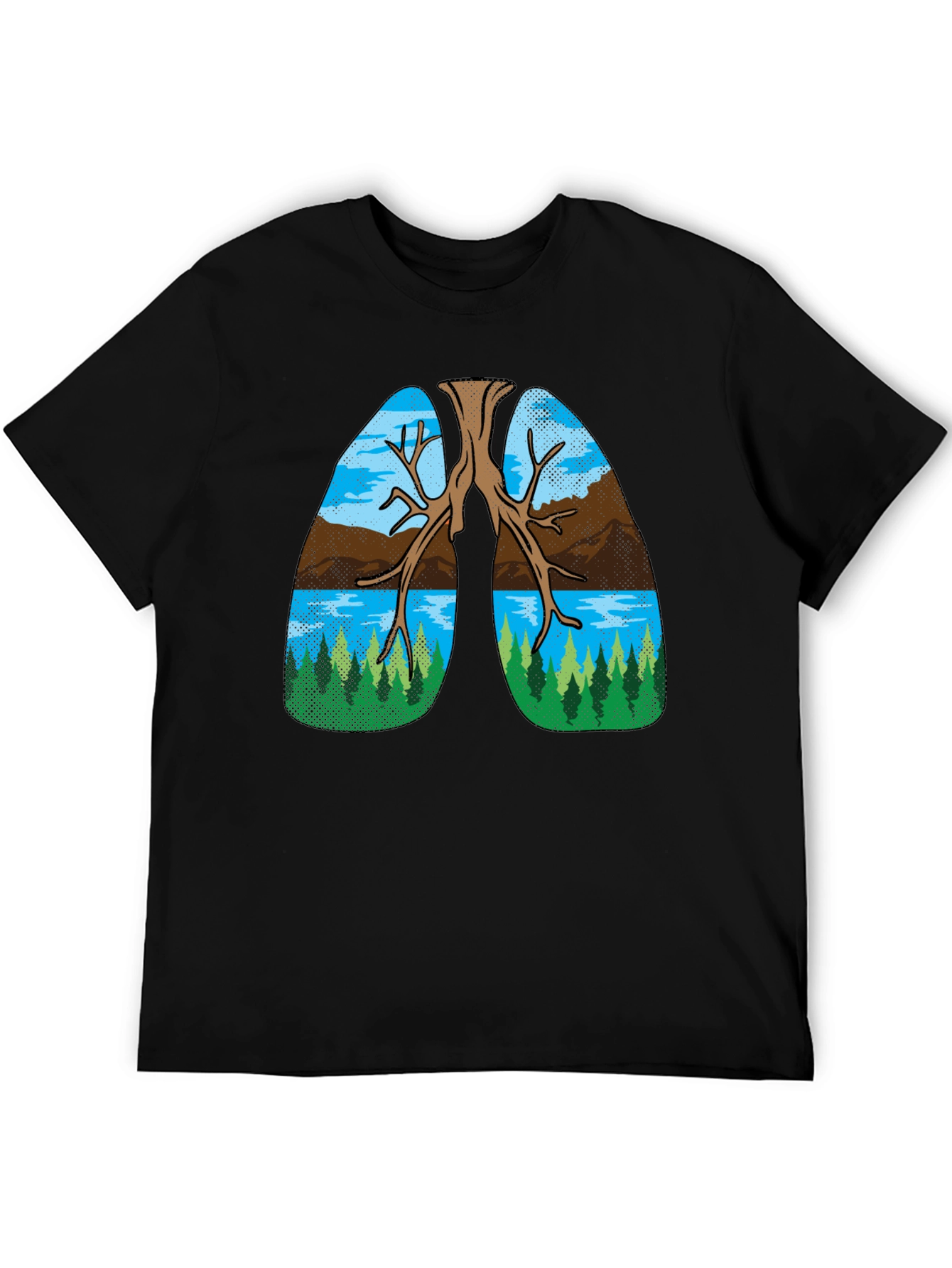Nature Lungs Graphic Tee - Breathe Easy
