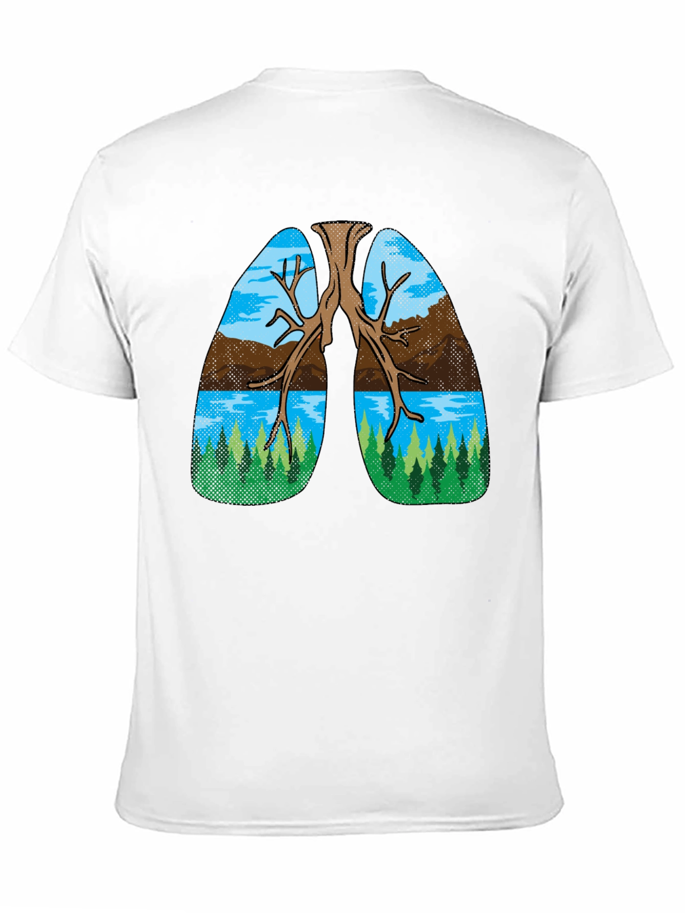 Nature Lungs Graphic Tee - Breathe Easy