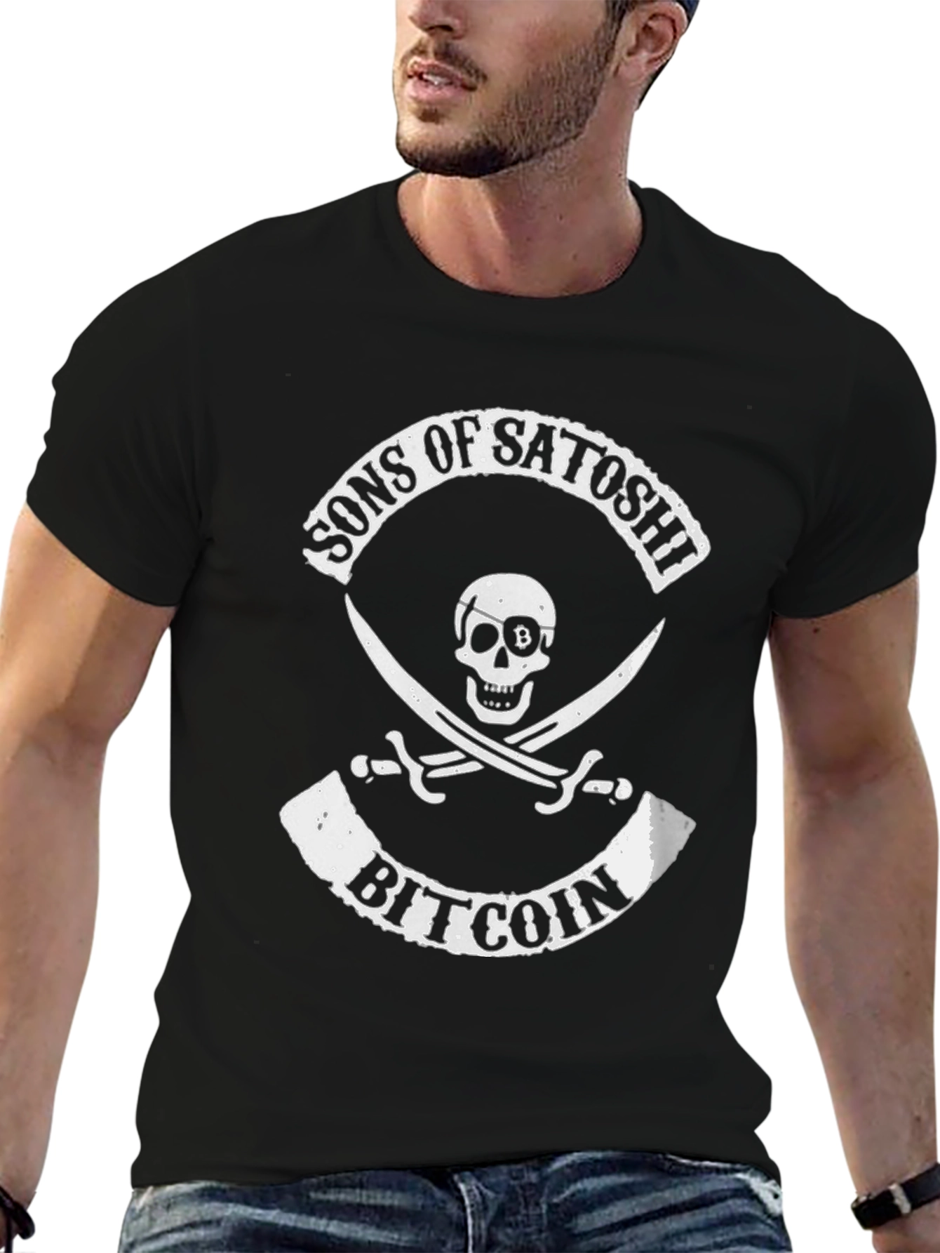 Sons of Satoshi Bitcoin Black T-Shirt