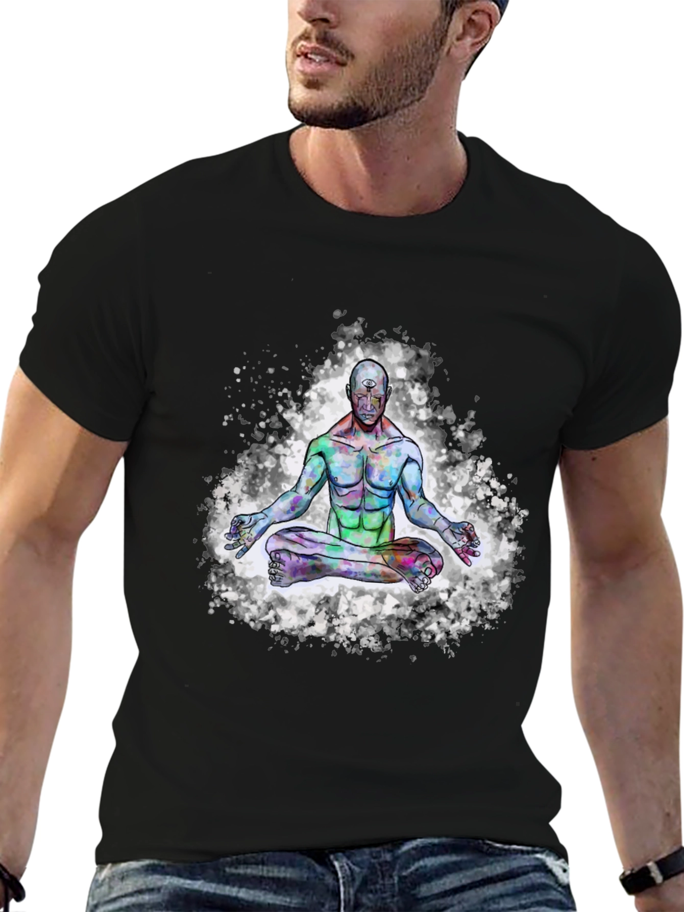 Third Eye Meditation Mens Graphic Tee