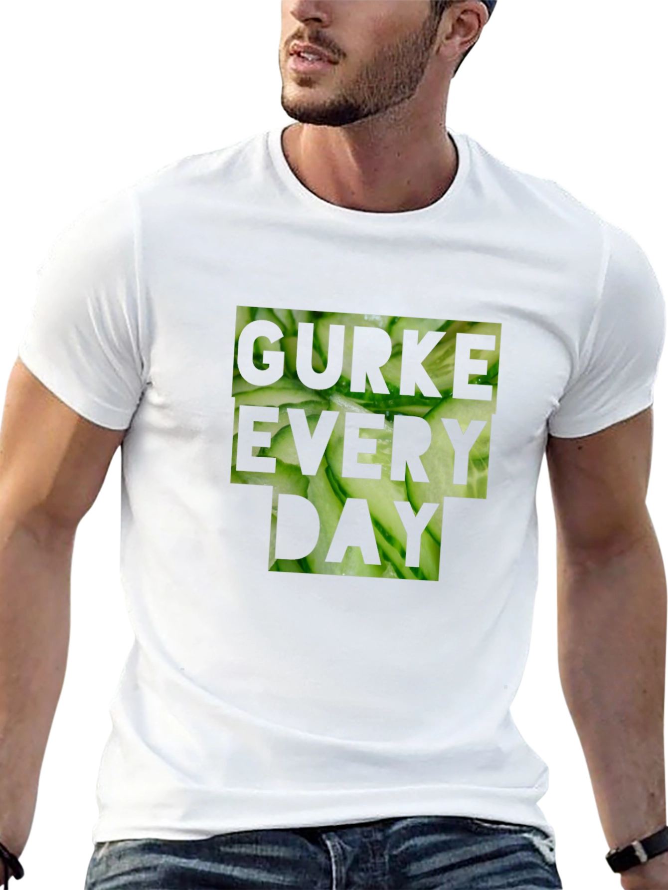 Gurke Every Day Black T-Shirt