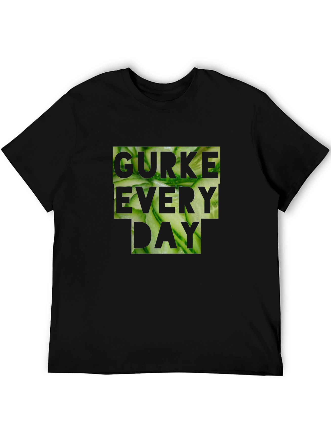Gurke Every Day Black T-Shirt