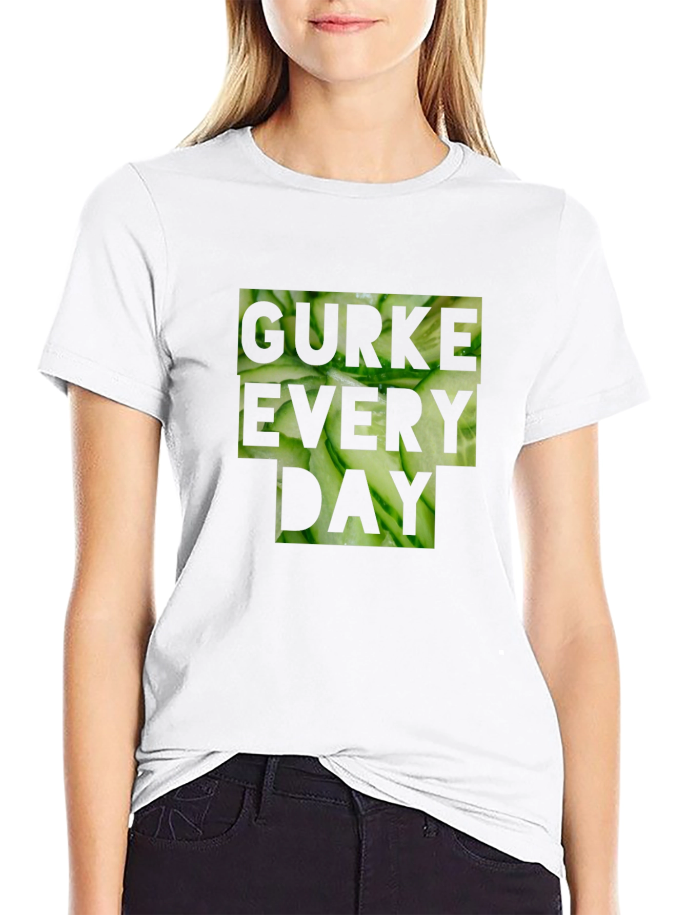 Gurke Every Day Black T-Shirt