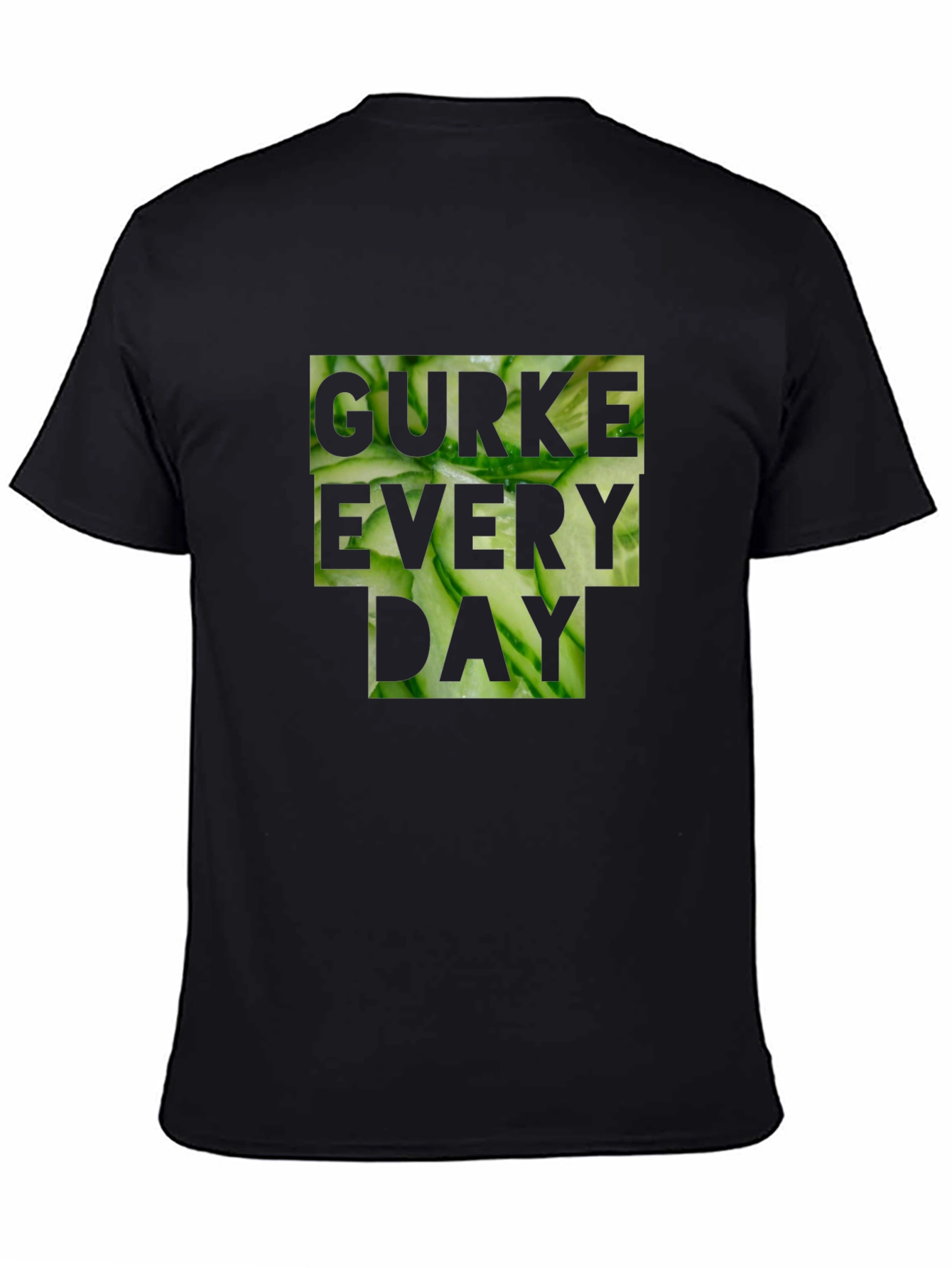 Gurke Every Day Black T-Shirt