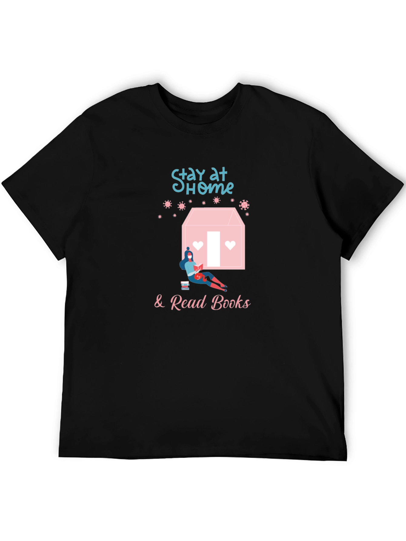 Stay Home & Read Books T-Shirt