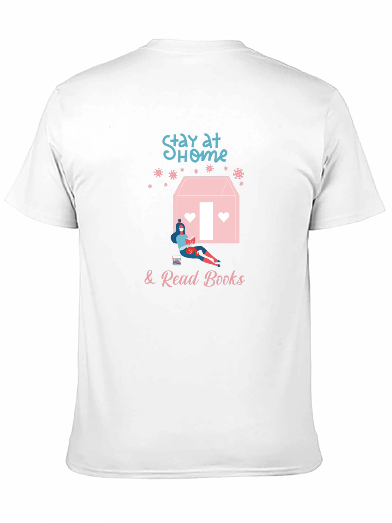Stay Home & Read Books T-Shirt