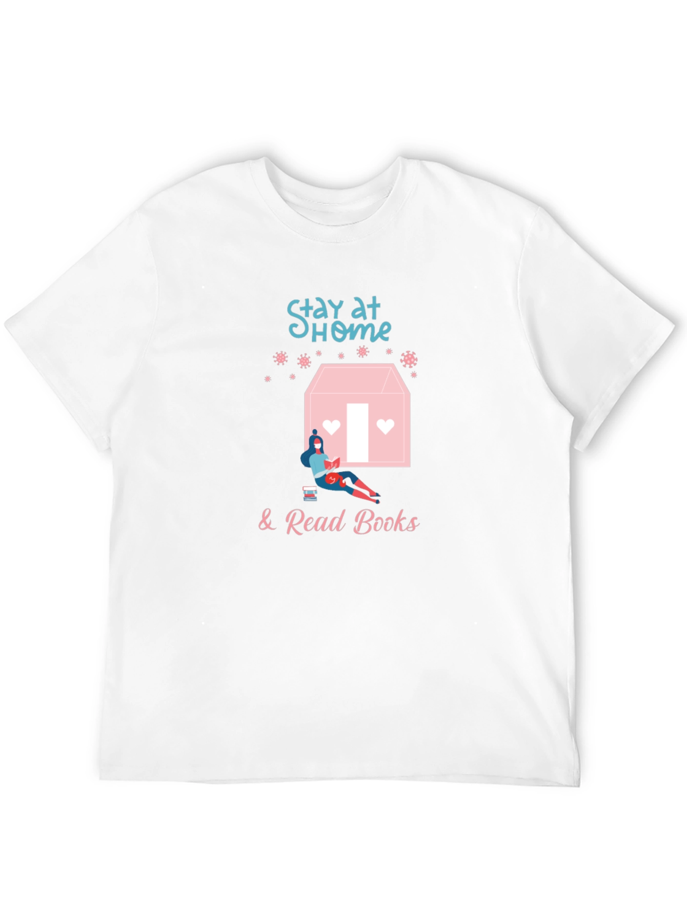 Stay Home & Read Books T-Shirt