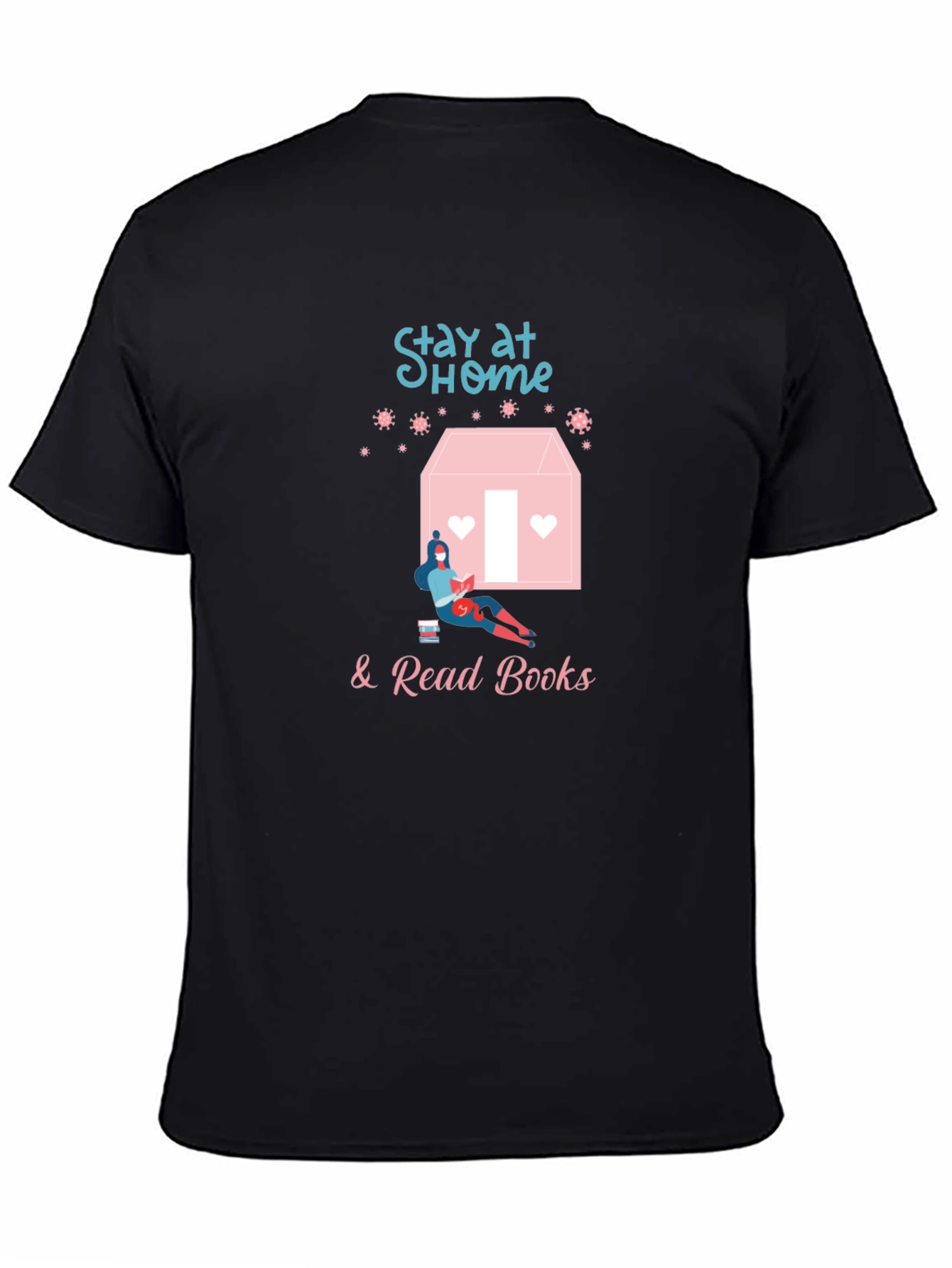 Stay Home & Read Books T-Shirt