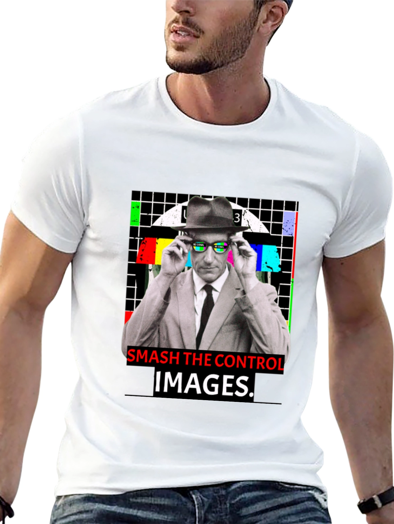 Smash The Control Images Graphic T-Shirt