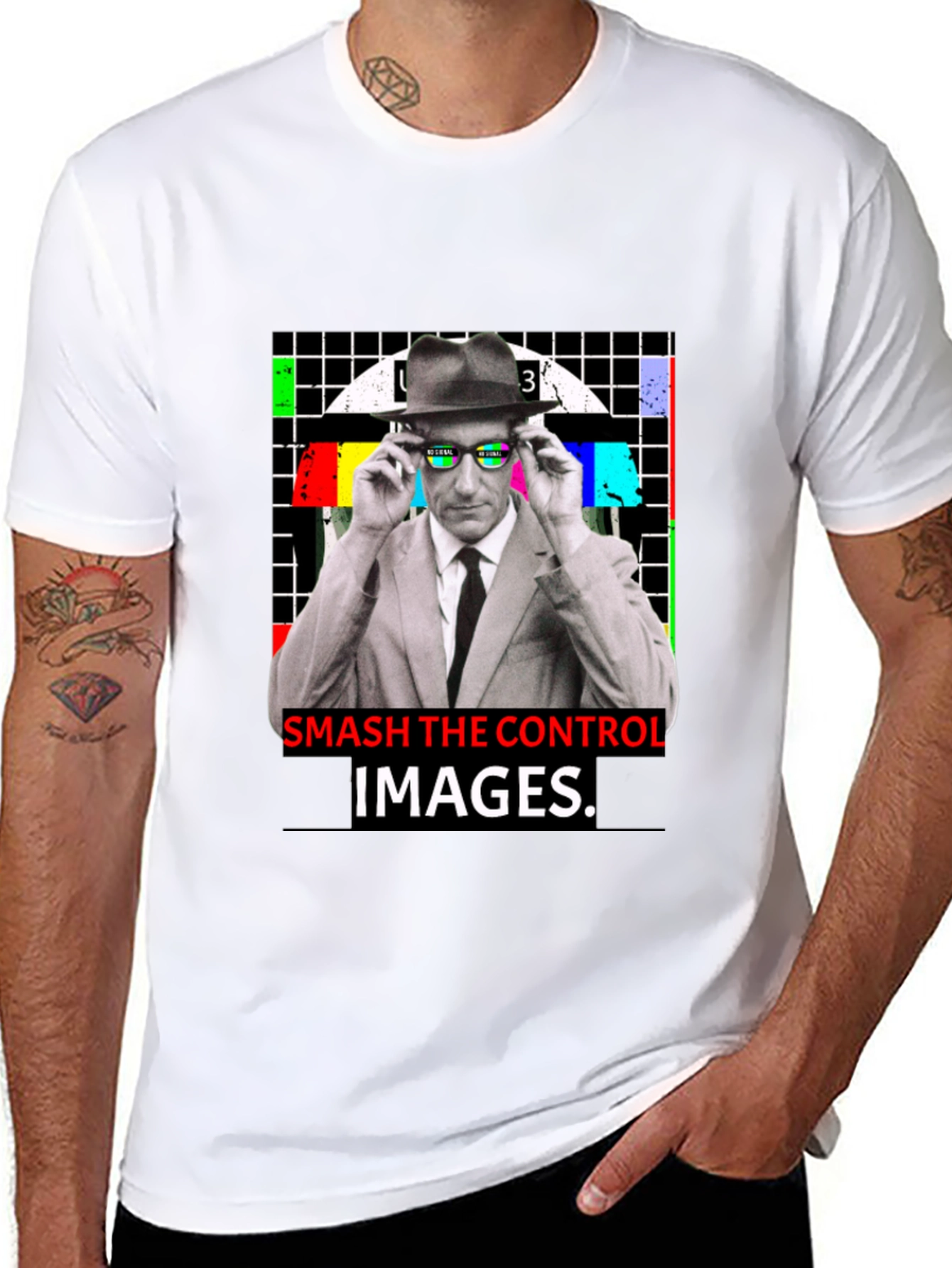 Smash The Control Images Graphic T-Shirt