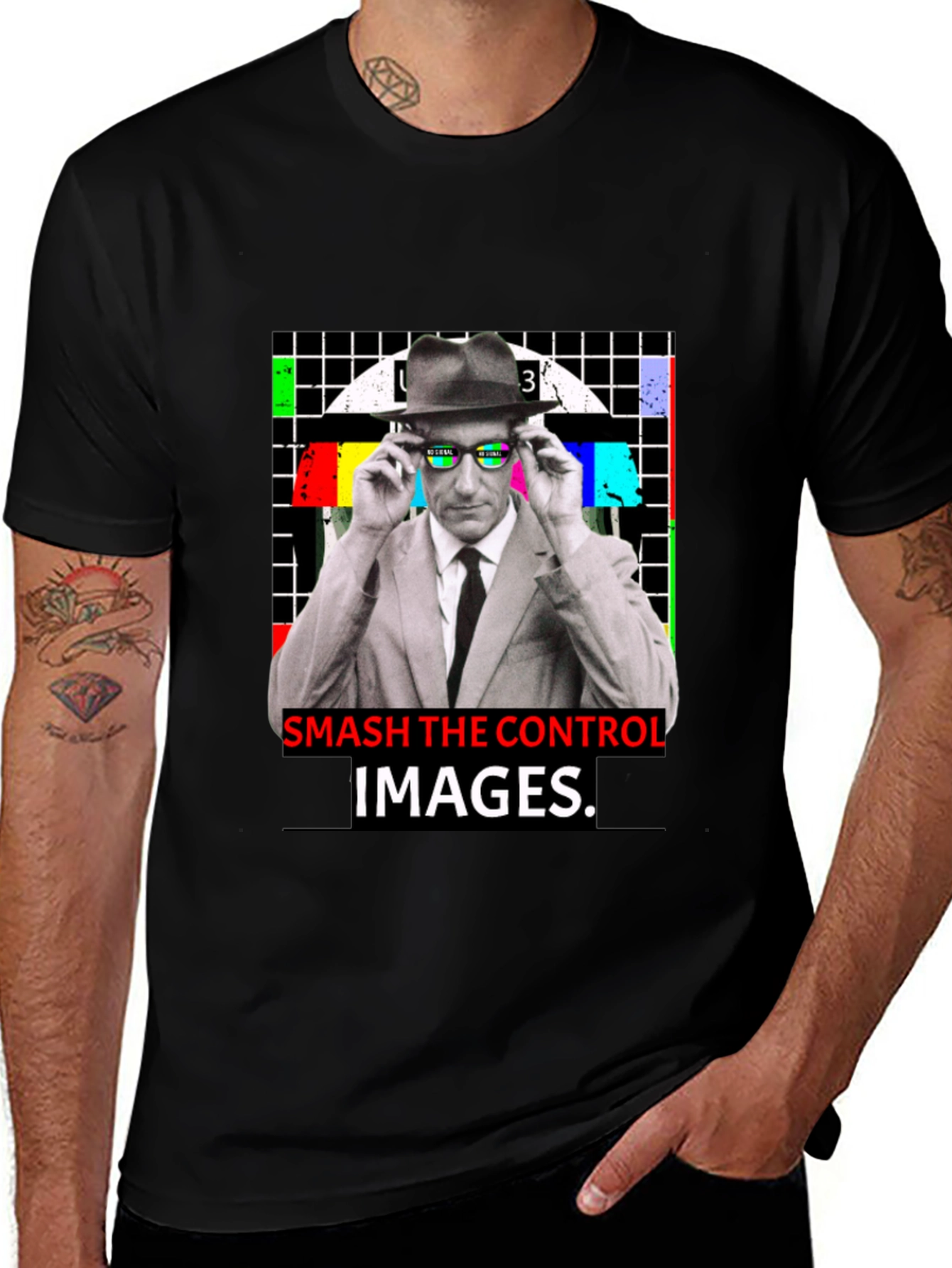 Smash The Control Images Graphic T-Shirt
