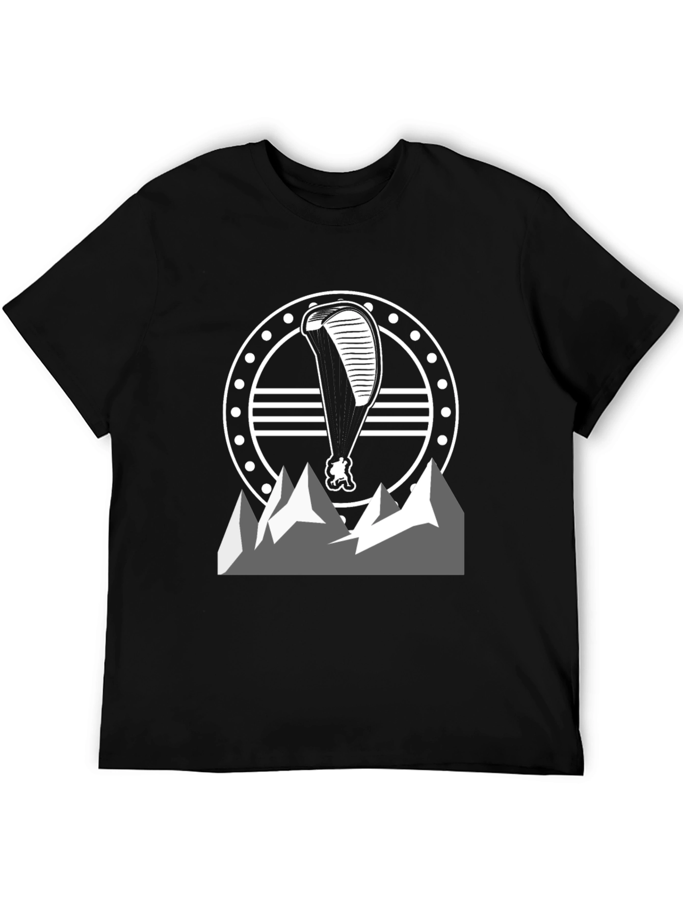 Paragliding Mountain Graphic T-Shirt