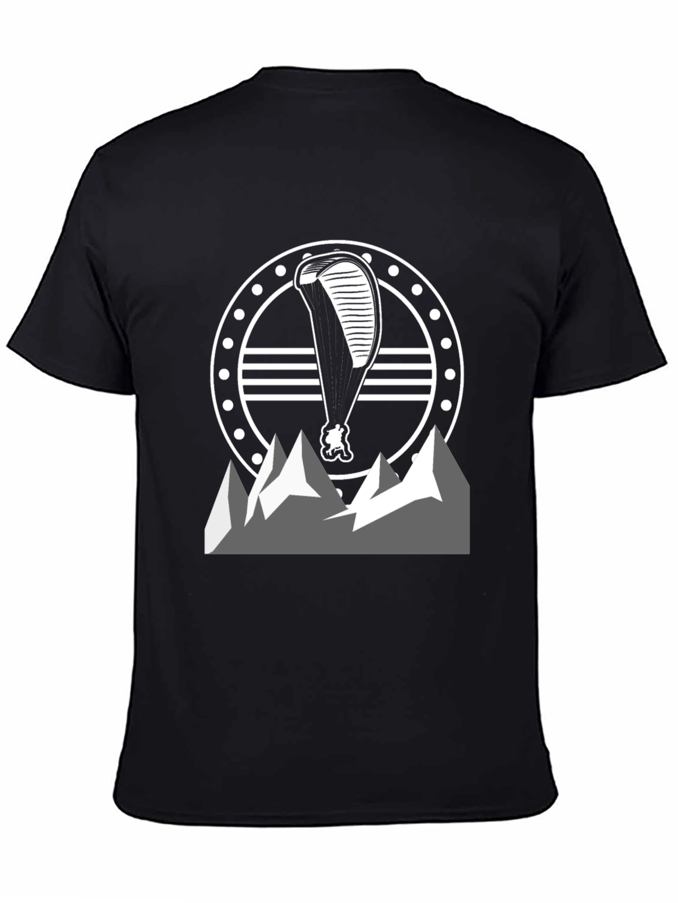 Paragliding Mountain Graphic T-Shirt