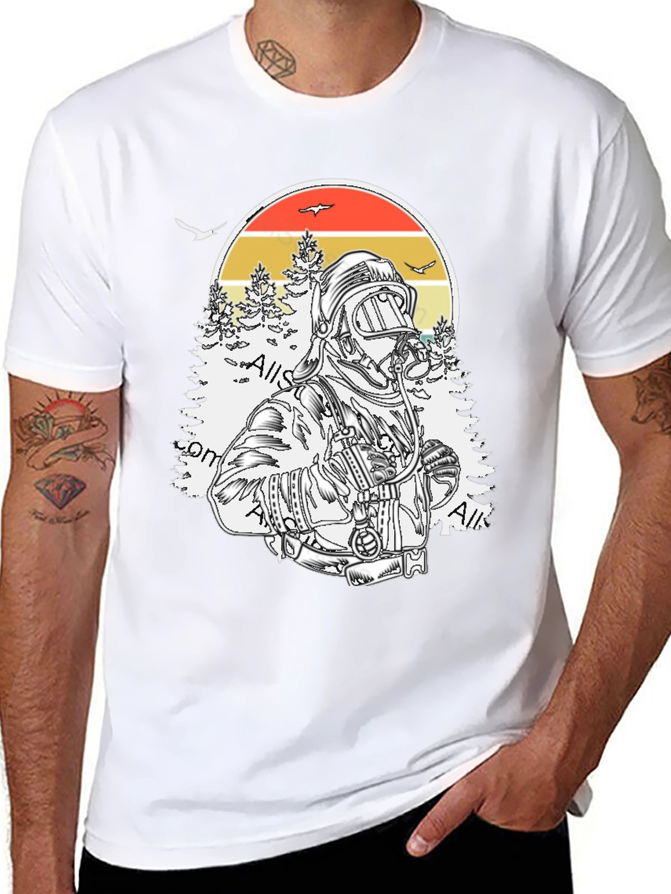 Firefighter Graphic T-Shirt