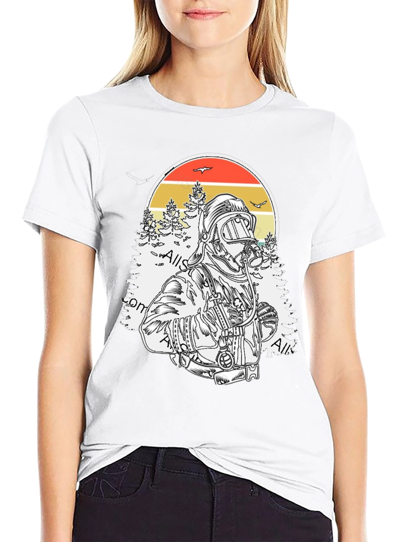 Firefighter Graphic T-Shirt