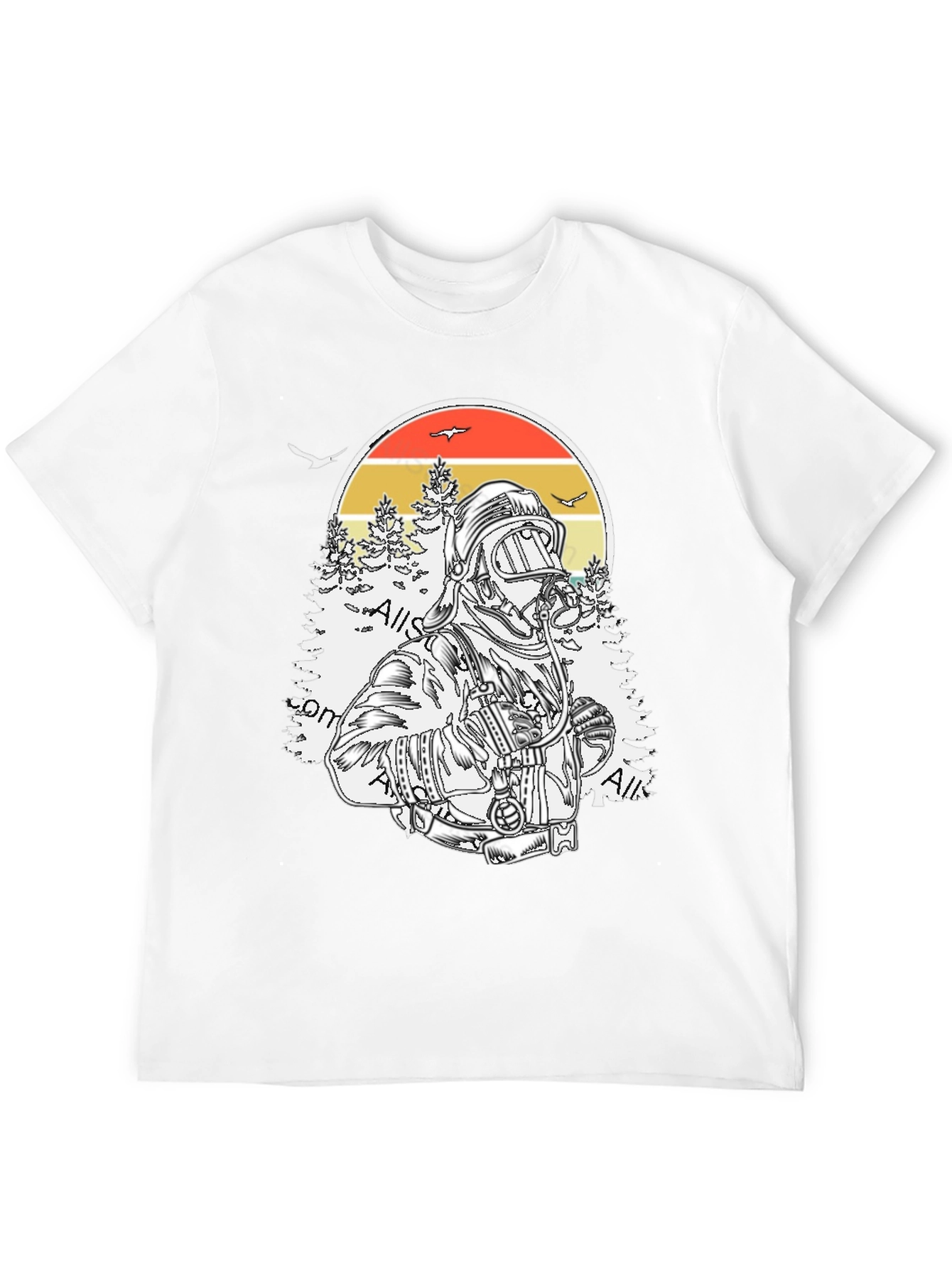 Firefighter Graphic T-Shirt