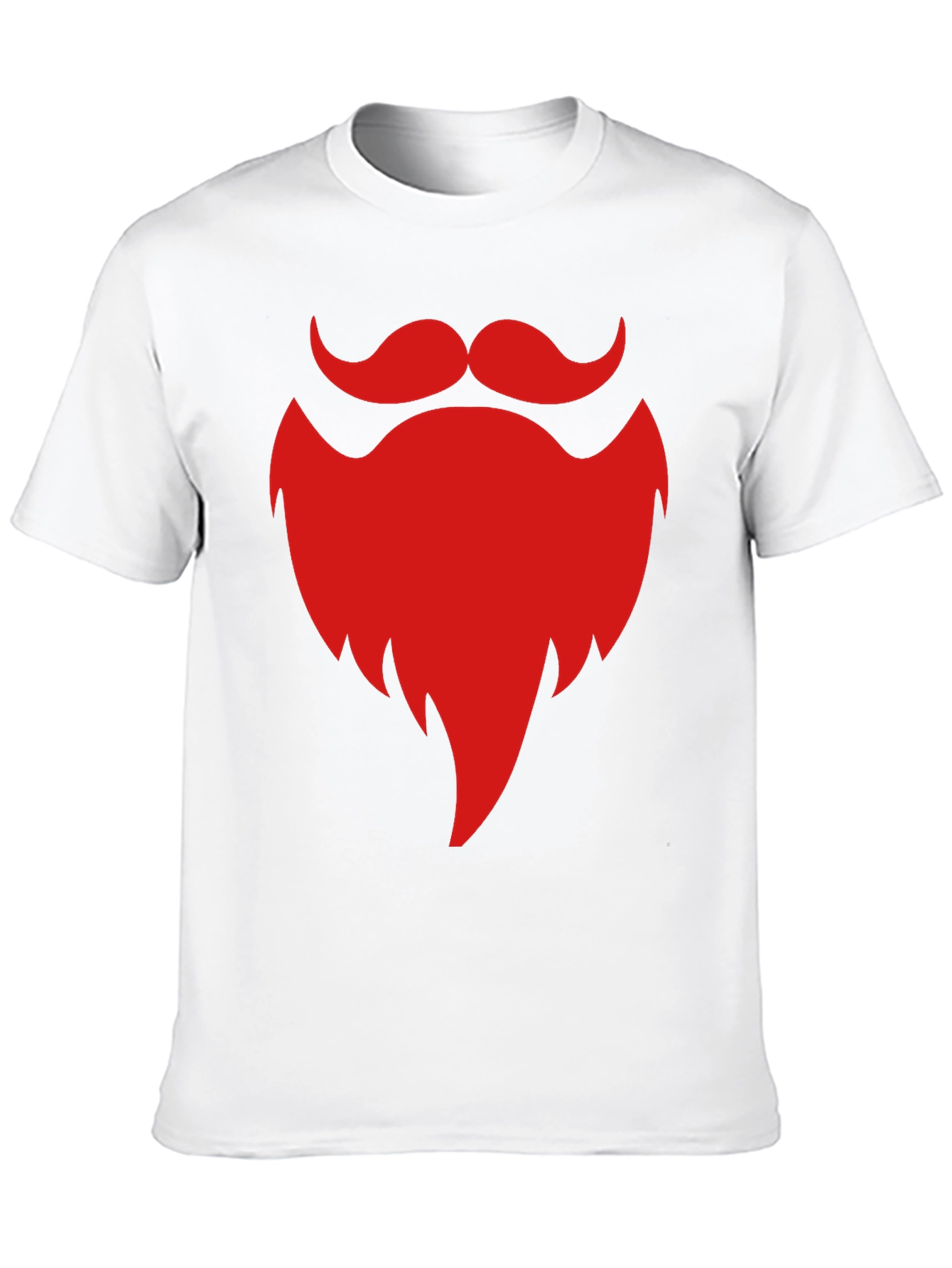 Red Beard Graphic Black T-Shirt